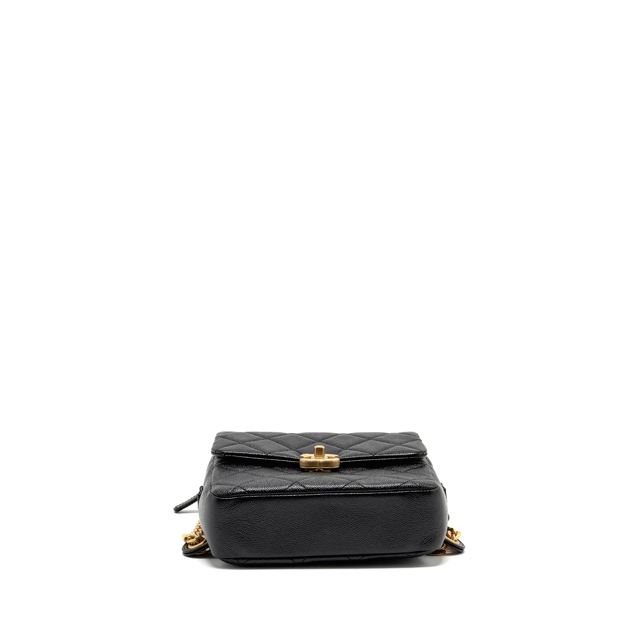 Chanel Quilted Flap Backpack Caviar Black GHW (Microchip) - Image 5
