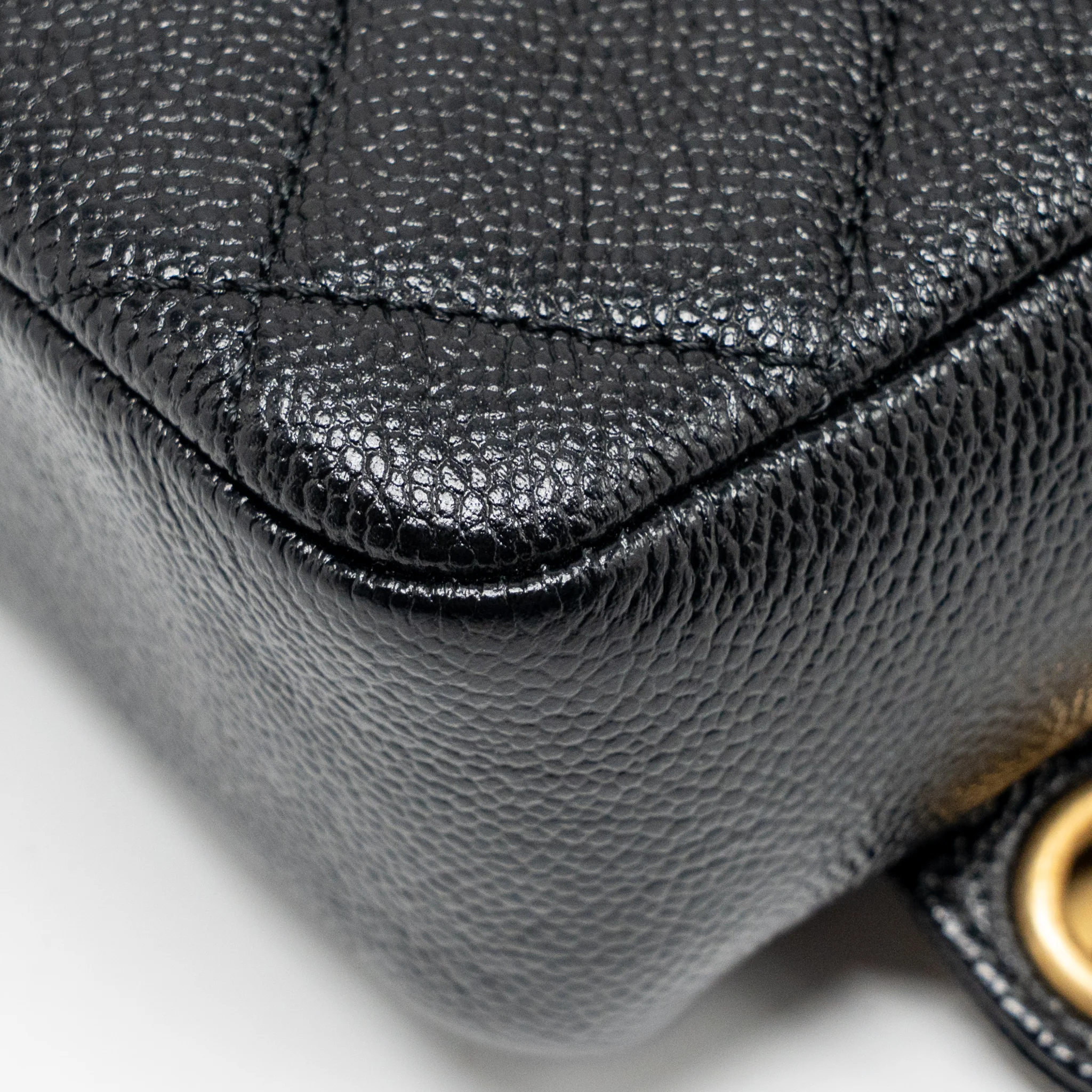 Chanel Quilted Flap Backpack Caviar Black GHW (Microchip) - Image 9