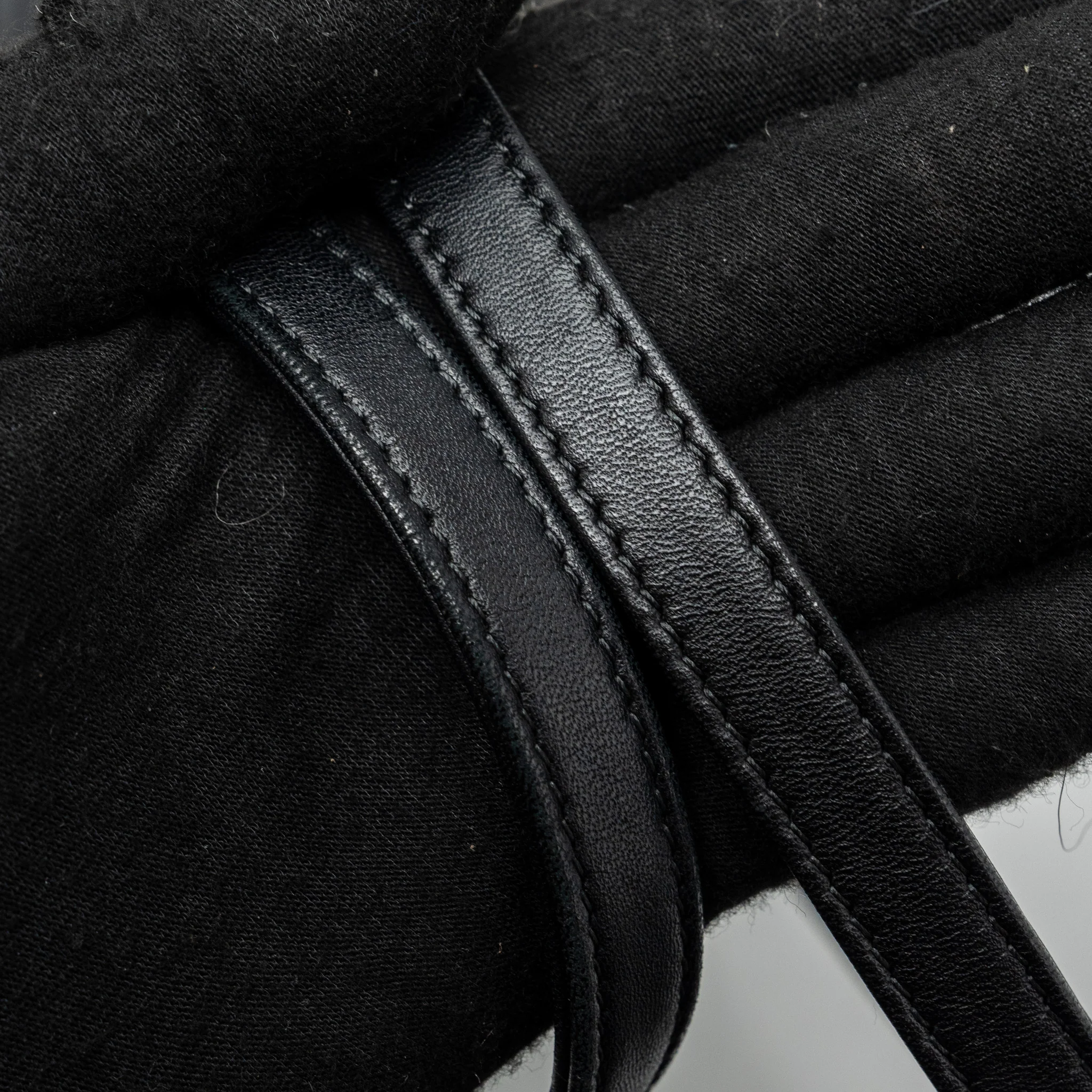 Chanel quilted flap backpack lambskin black GHW - Image 10