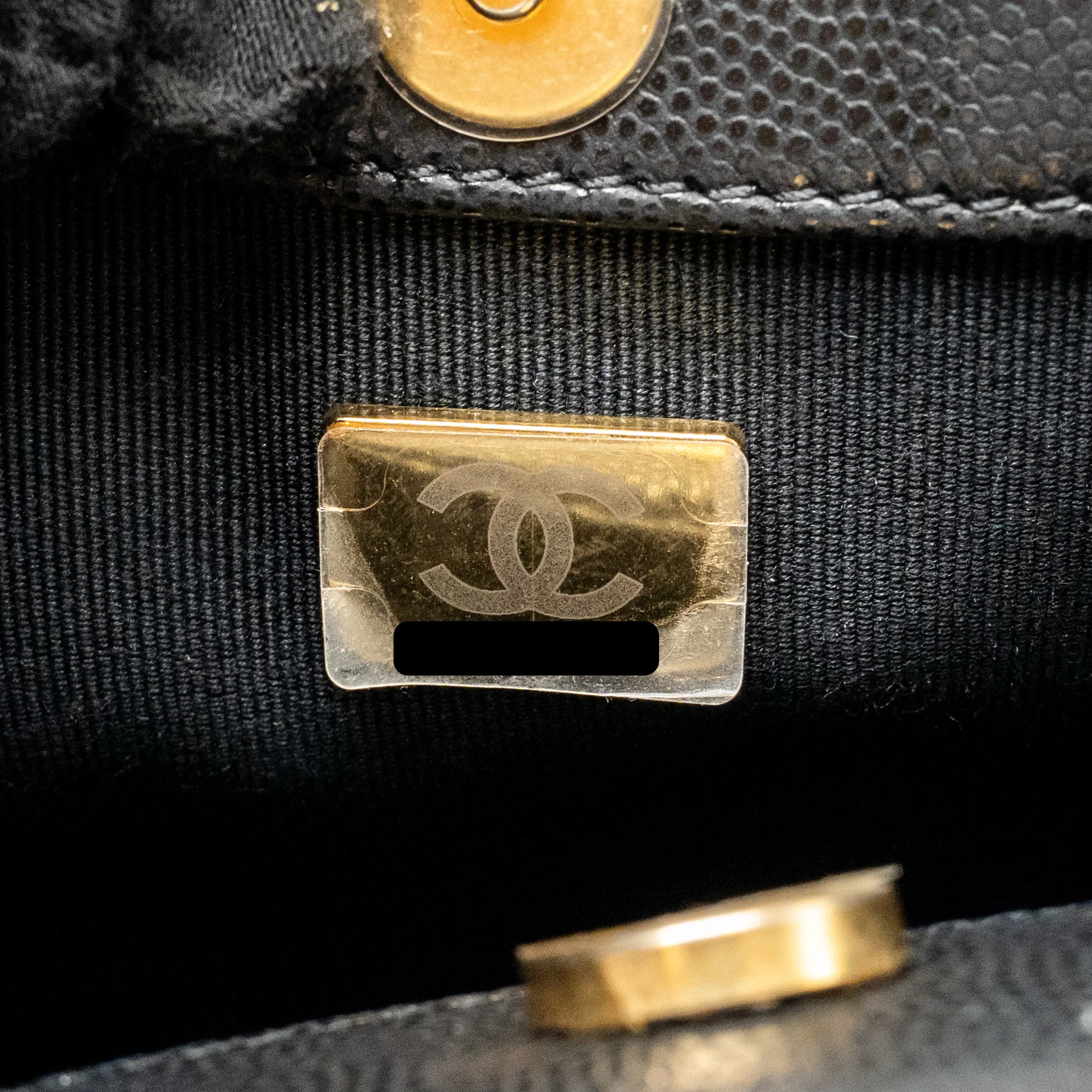 Chanel quilted hobo shoulder bag caviar black GHW (microchip) - Image 16