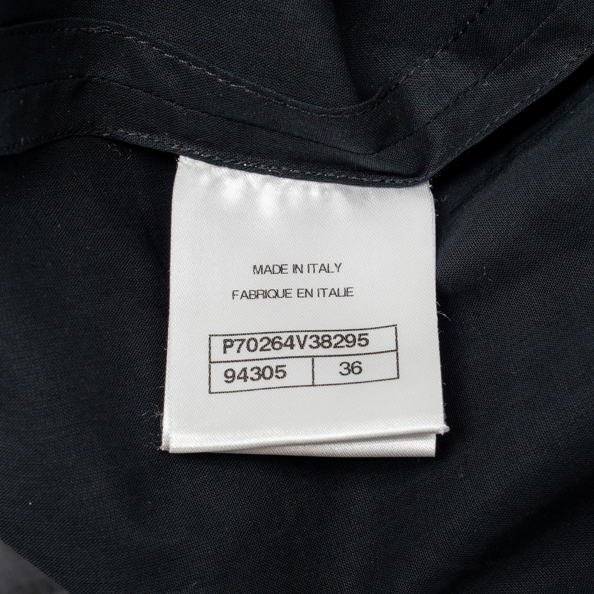 Chanel Size 36 Sleeveless Shirt Cotton Black - Image 6