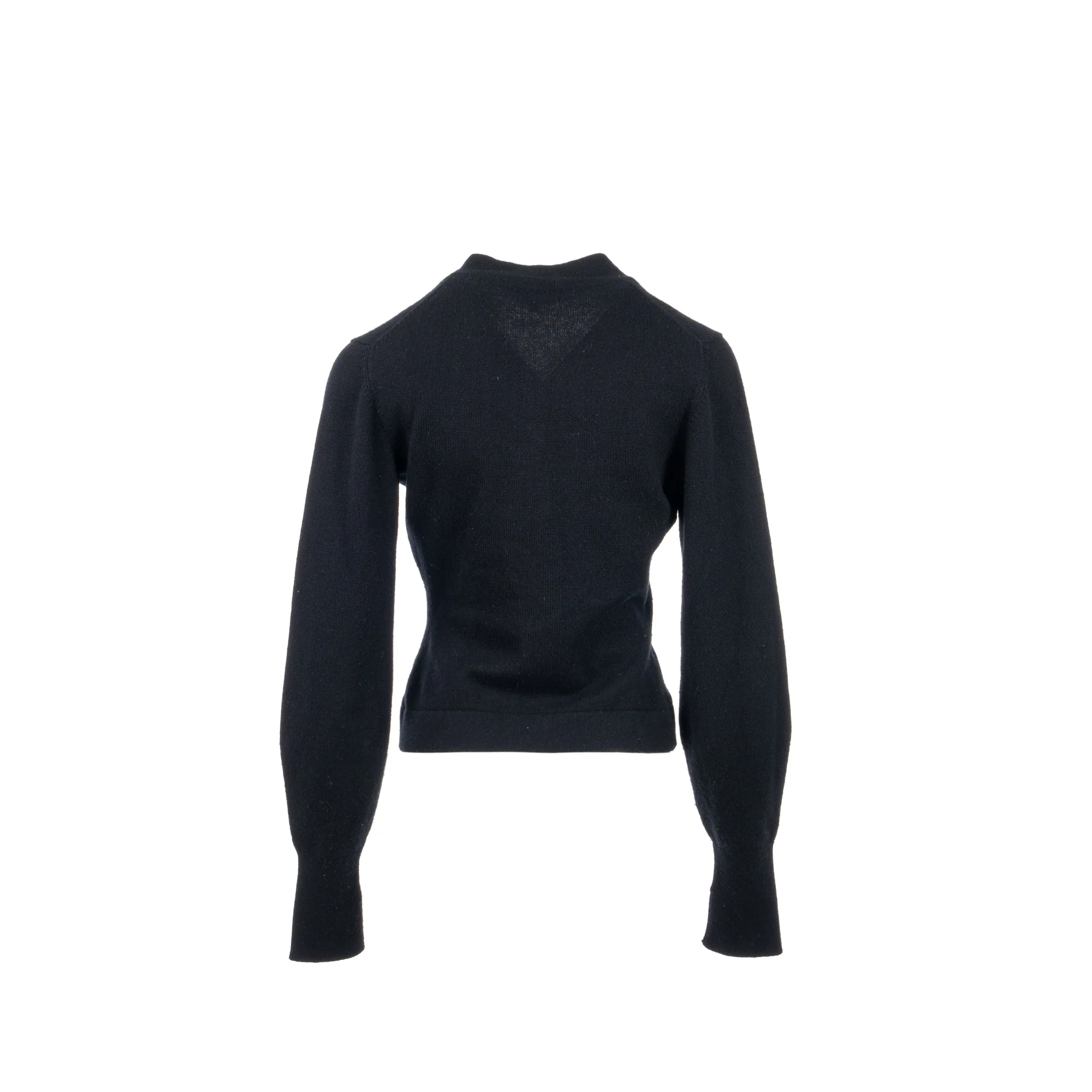 Chanel Size 34 22A Cardigan Cashmere Black - Image 3