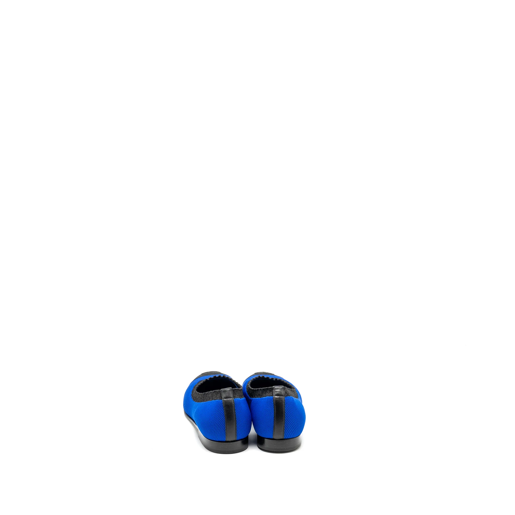 Chanel size 36.5 ballet flats fabric blue/ black - Image 3