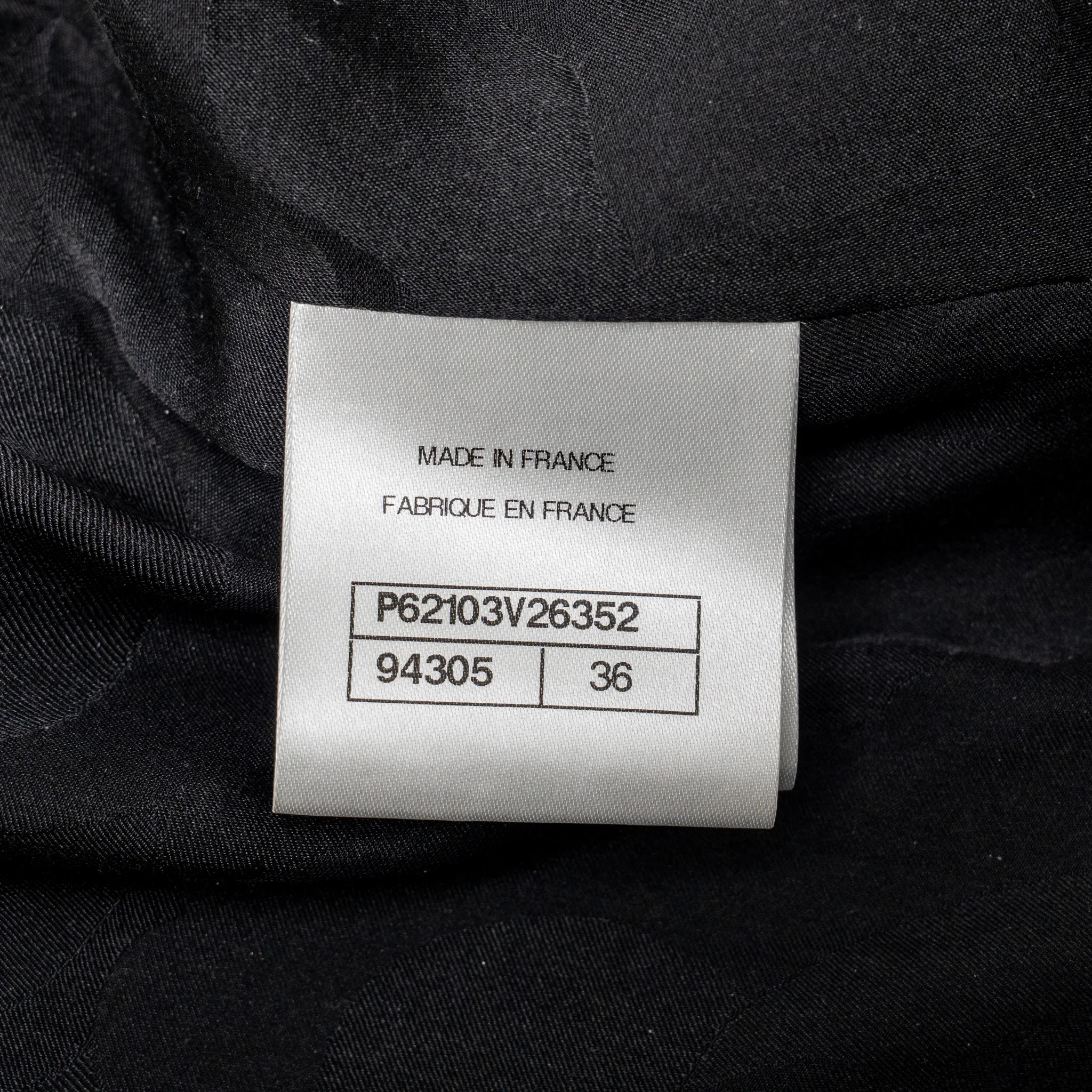 Chanel size 36 cashmere jacket with chain details Black - Image 9