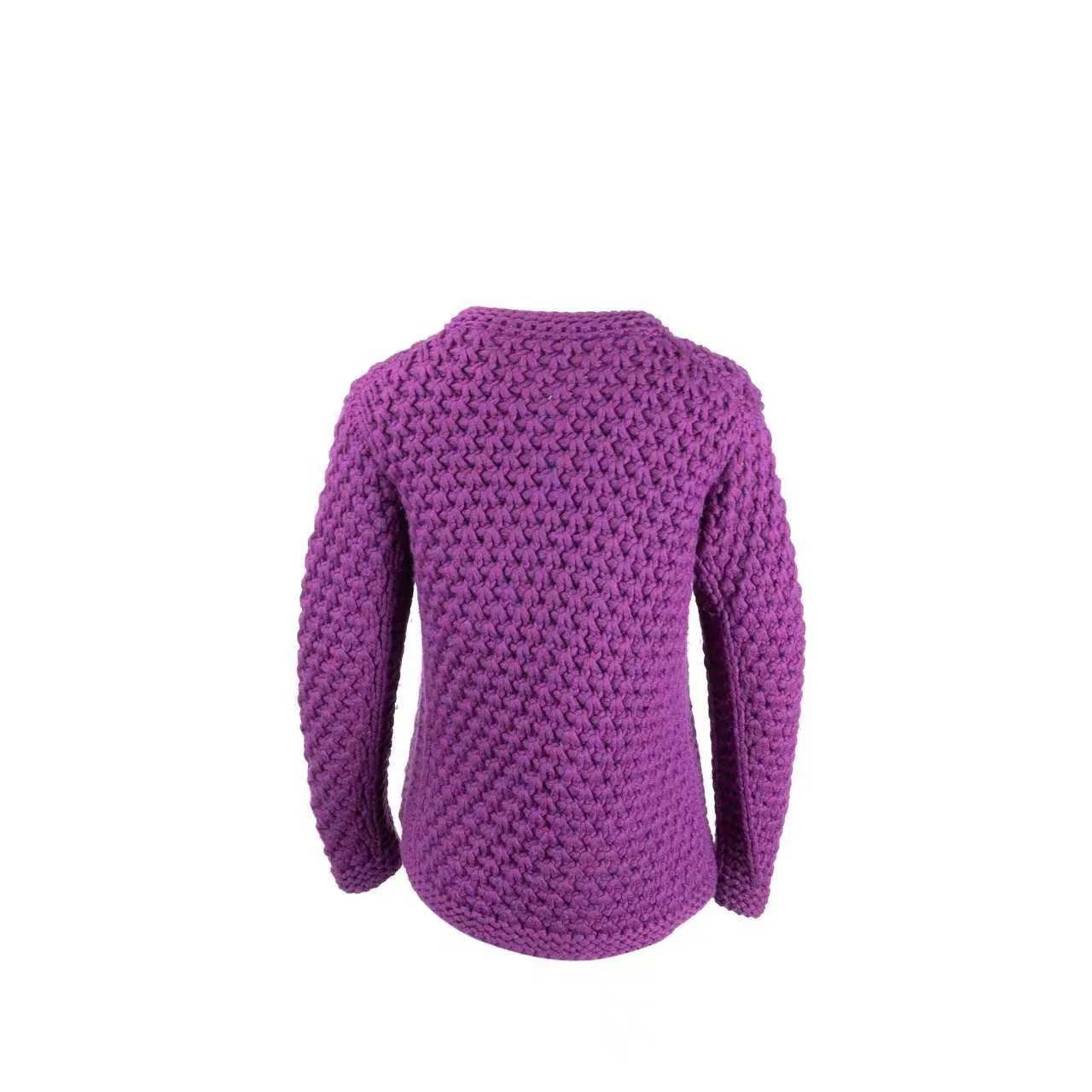 Chanel Size 36 CC Button Knit Jacket with Size XS Ensemble Wool/Polyamide Purple (Sell in Set) - Image 3