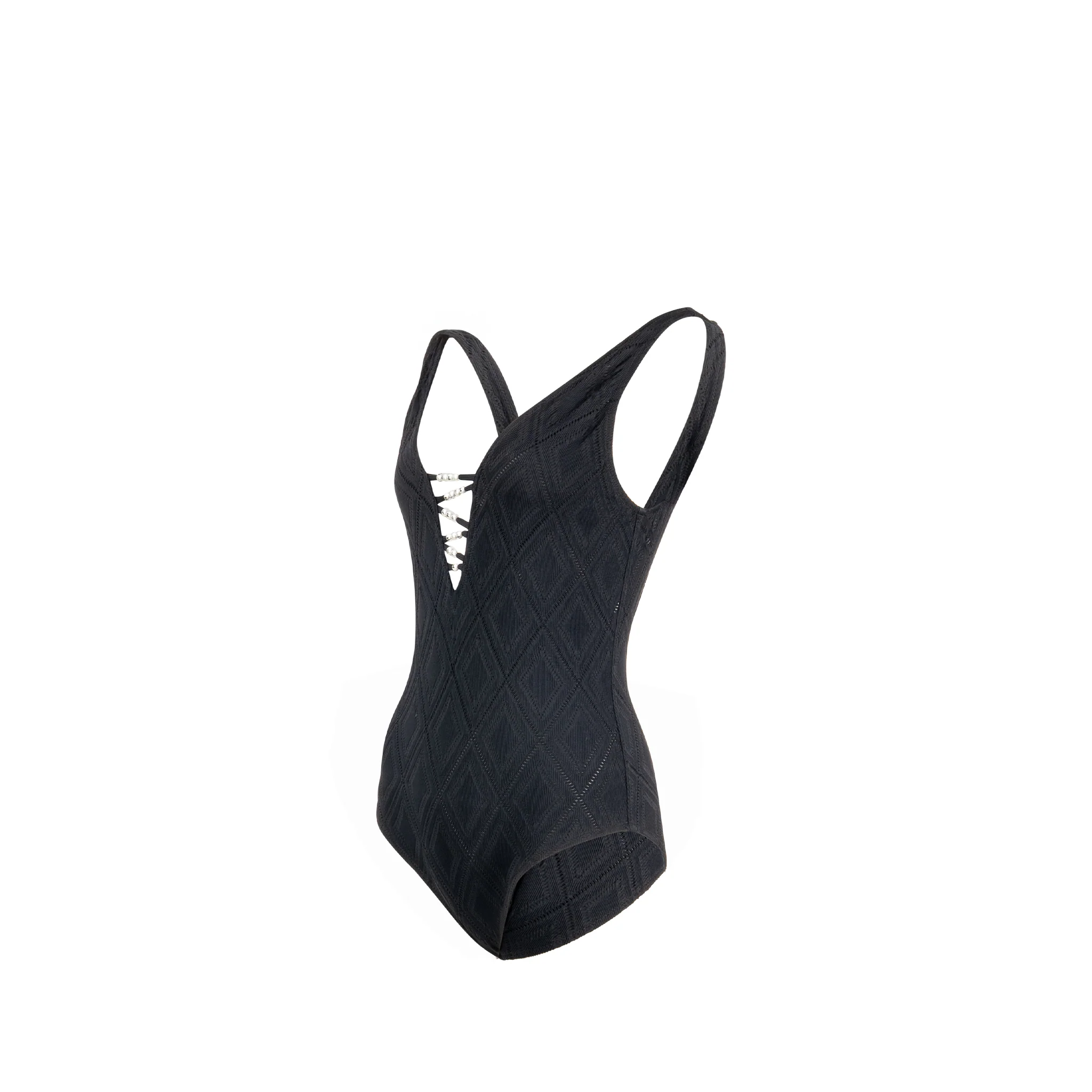 Chanel Size 38 22M Swimsuit Polyamide/Polyurethane Black - Image 3