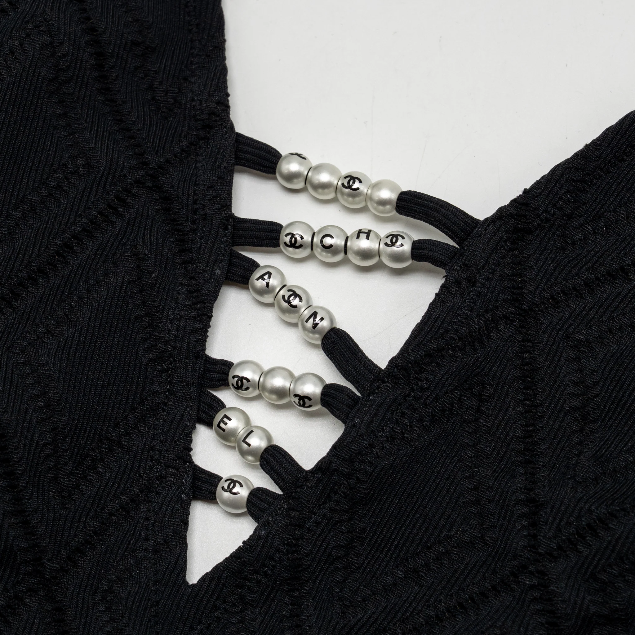 Chanel Size 38 22M Swimsuit Polyamide/Polyurethane Black - Image 4