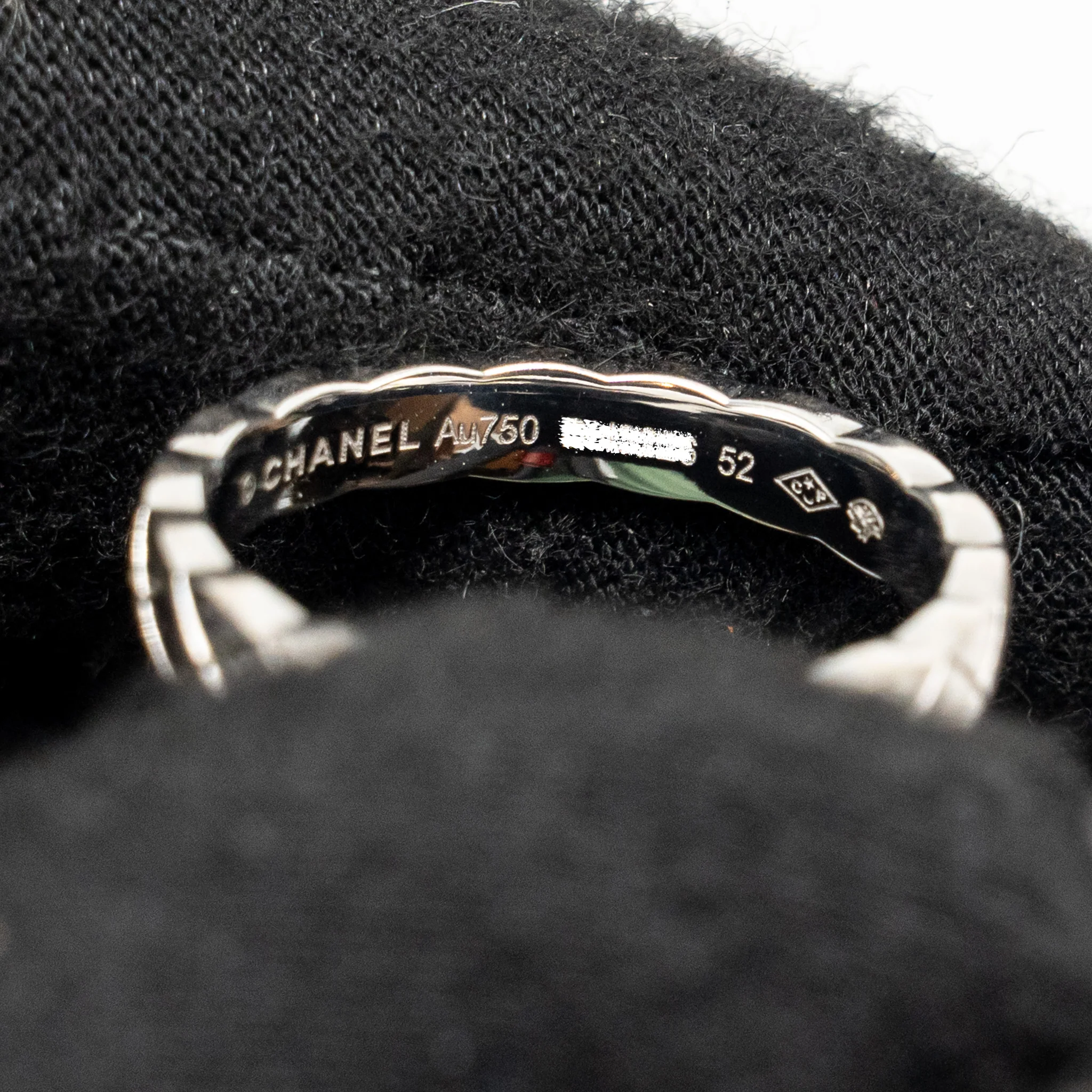 Chanel Size 52 coco crush ring mini version 18k white gold - Image 5