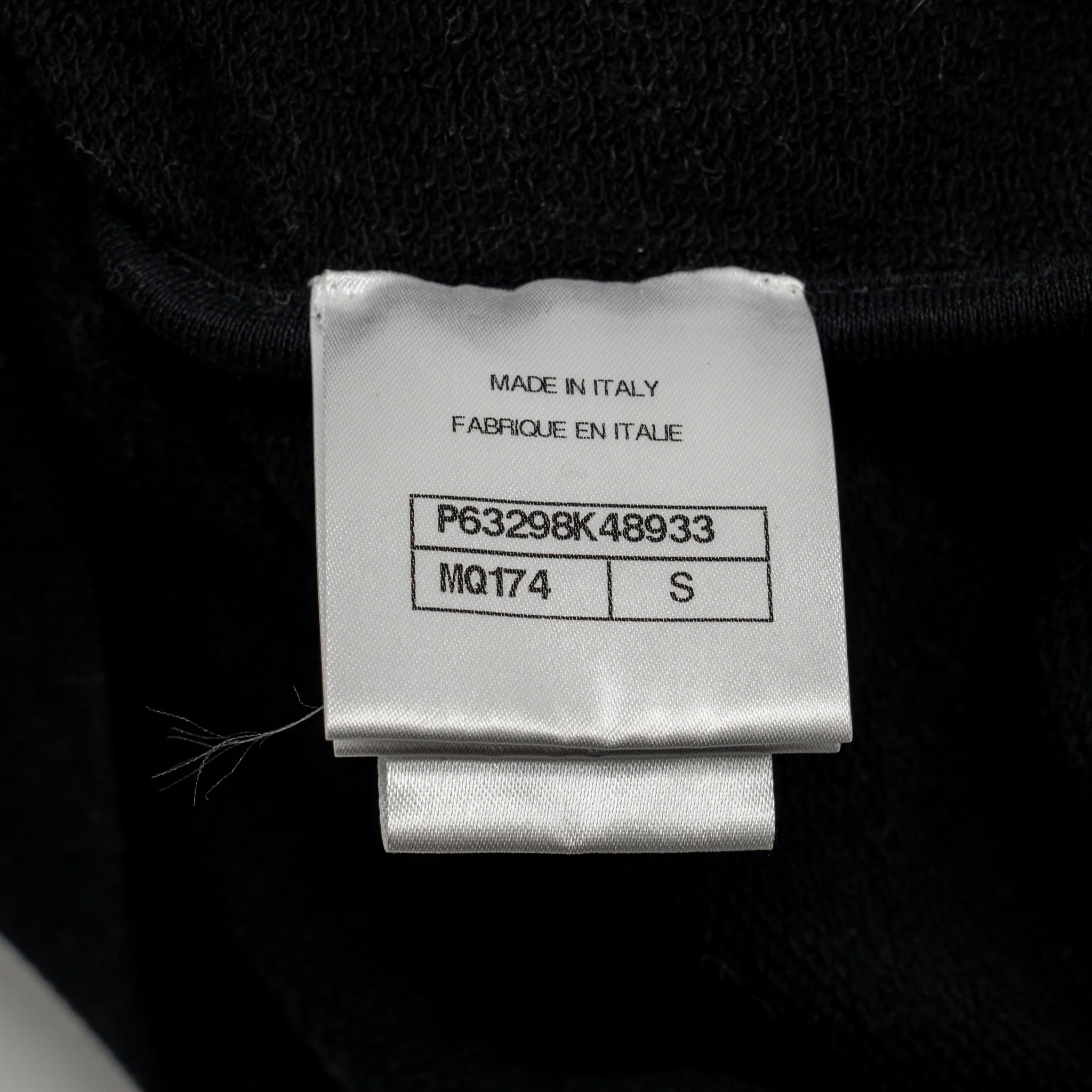 Chanel Size S Coco Chanel Logo Print Sweatshirt Cotton Black/White - Image 6