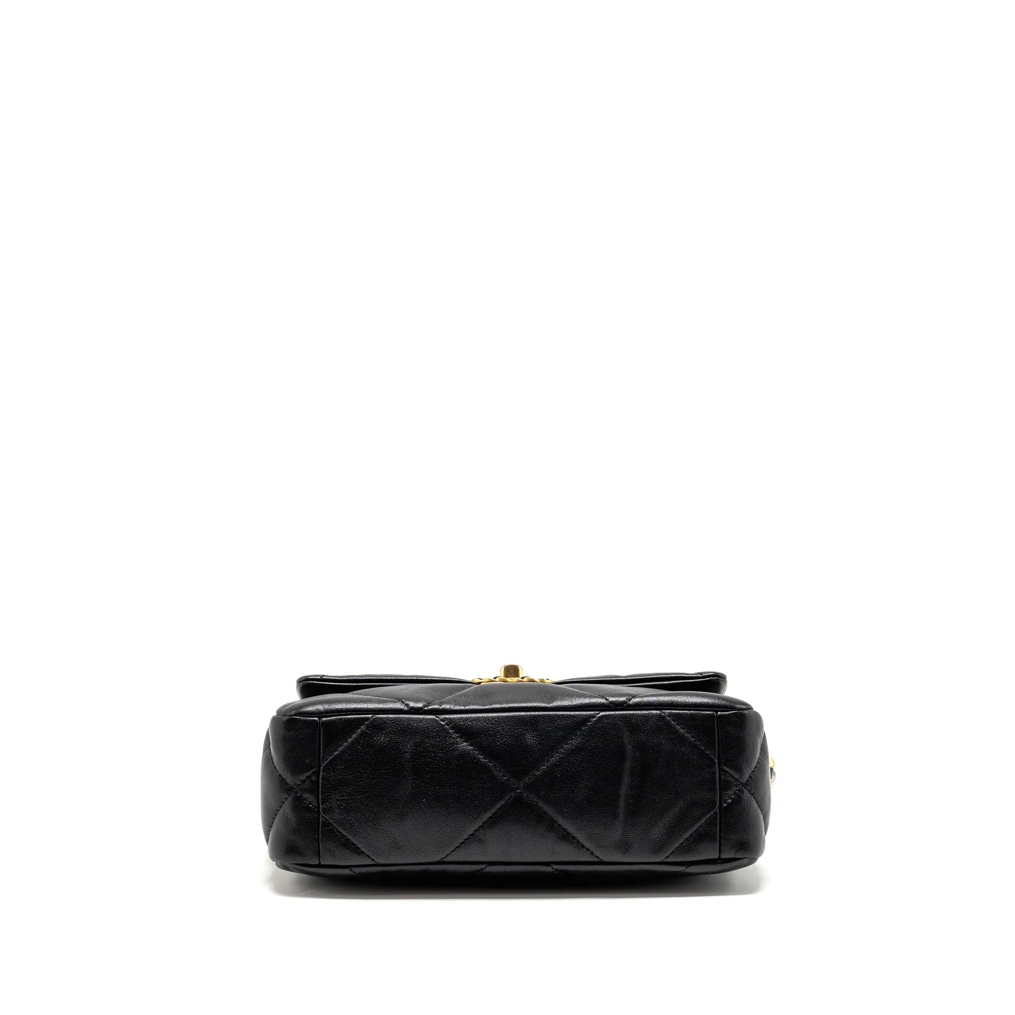 Chanel Small 19 Bag Goatskin Black Multicolour Hardware - Image 5