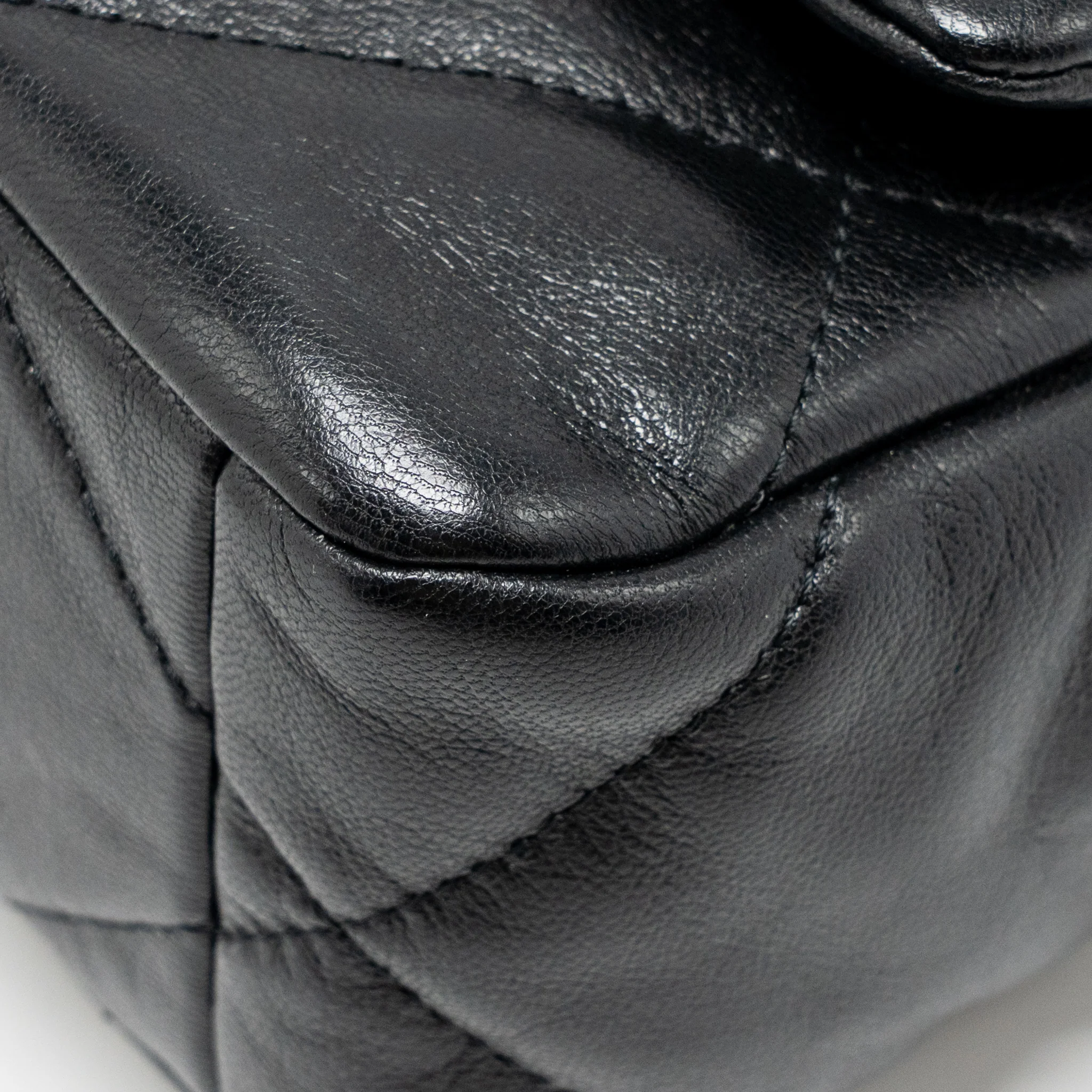 Chanel Small 19 Bag Goatskin Black Multicolour Hardware - Image 9