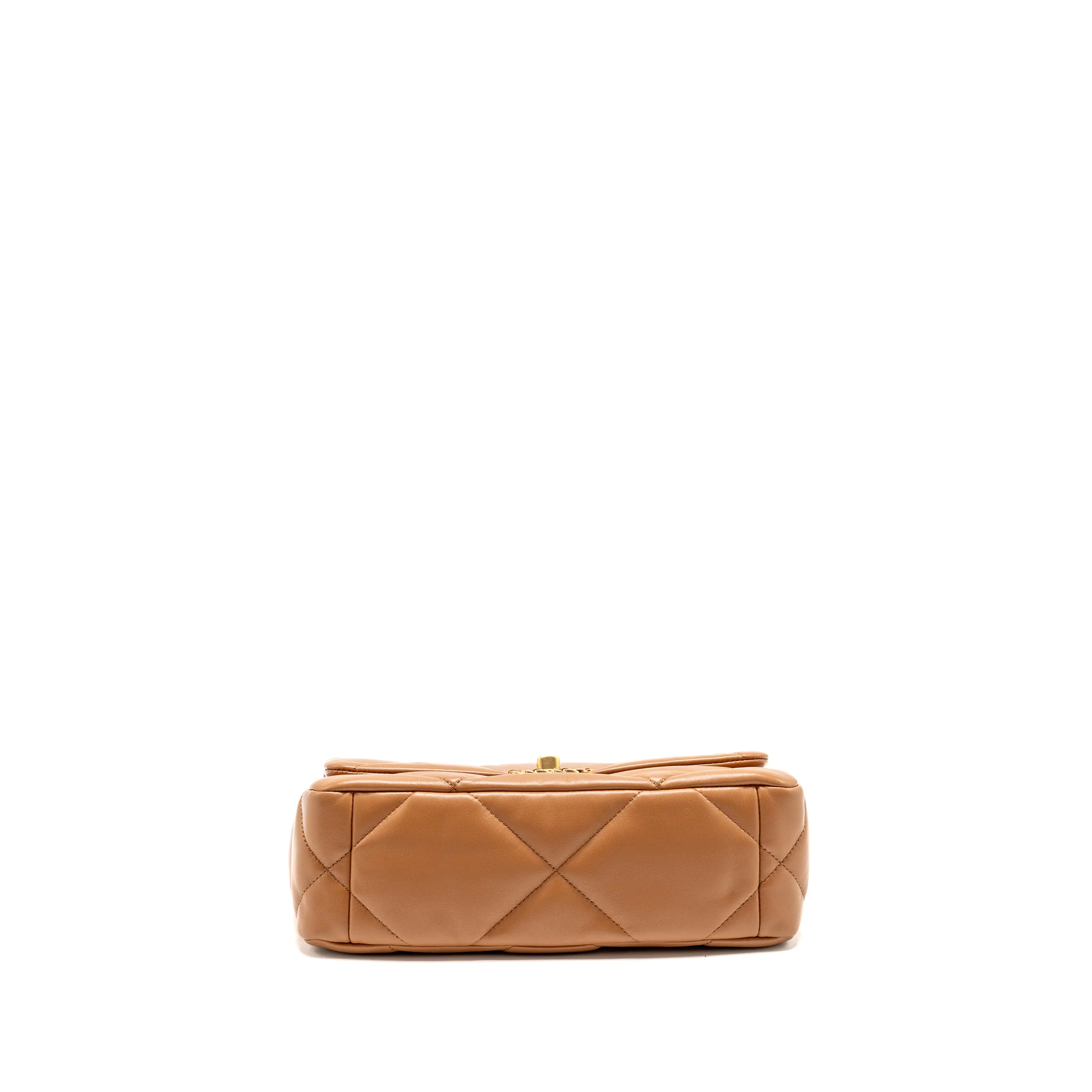 Chanel Small 19 Bag Lambskin Caramel Multicoloured Hardware (Microchip) - Image 5