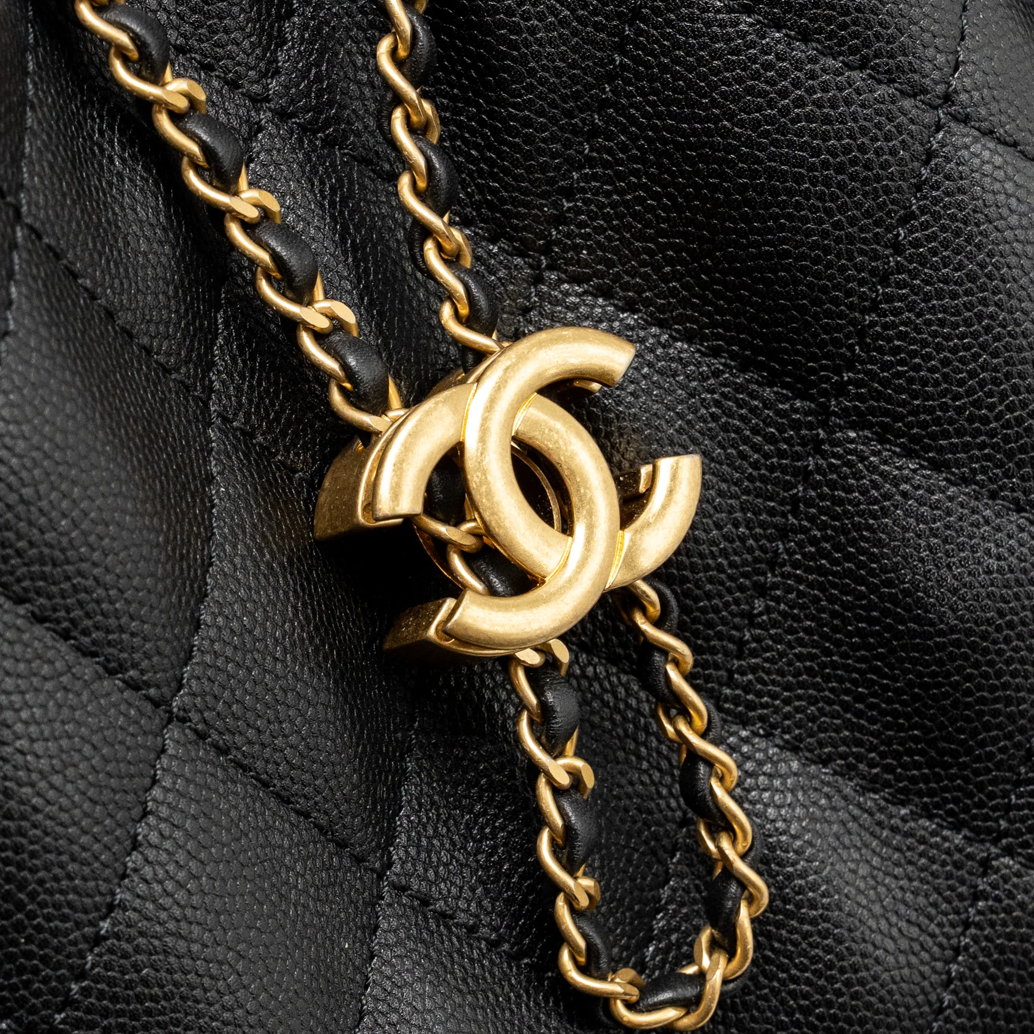 Chanel Small 25 Bag Caviar Black GHW (microchip) - Image 13