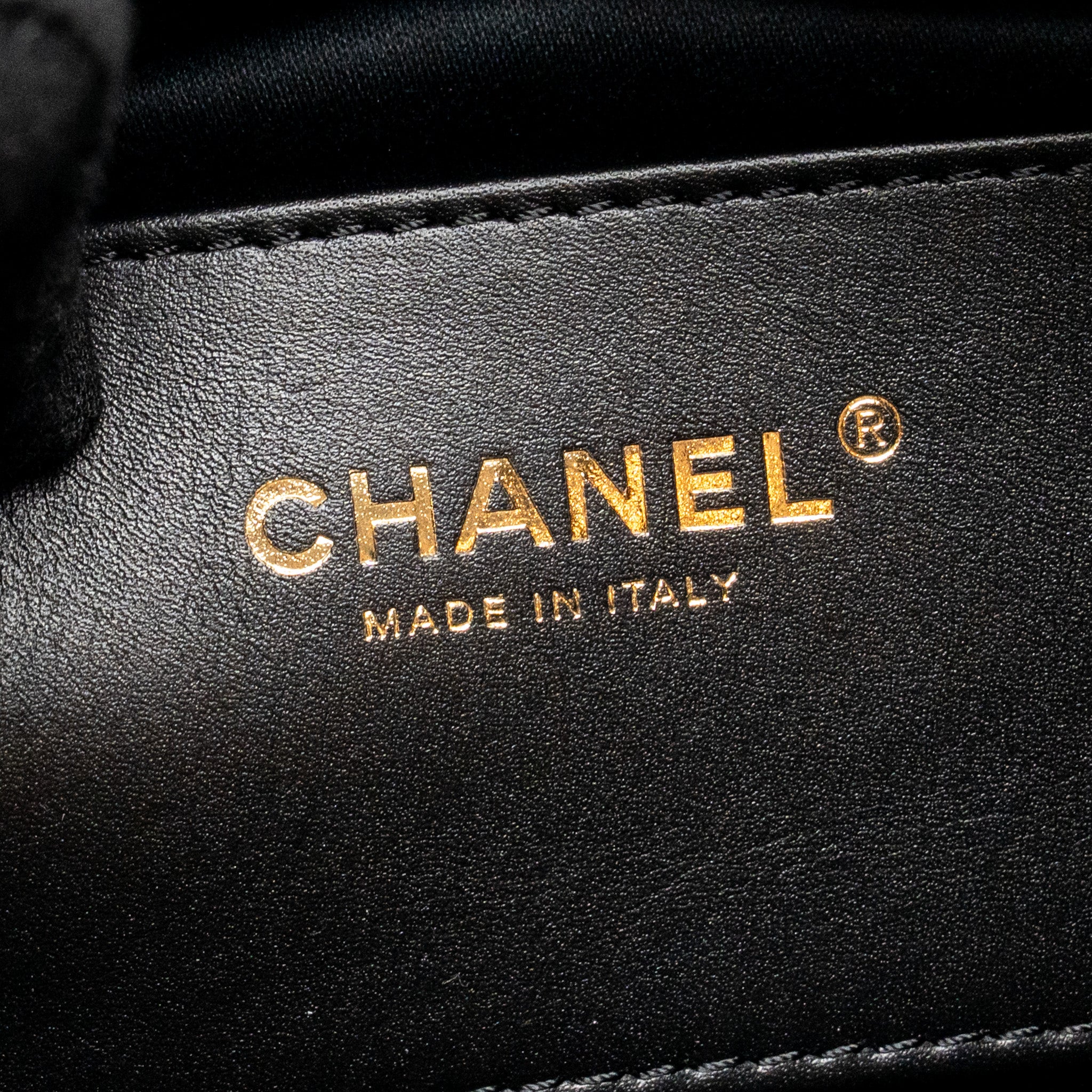 Chanel Small 25 Bag Washed Denim Black GHW (Microchip) - Image 16