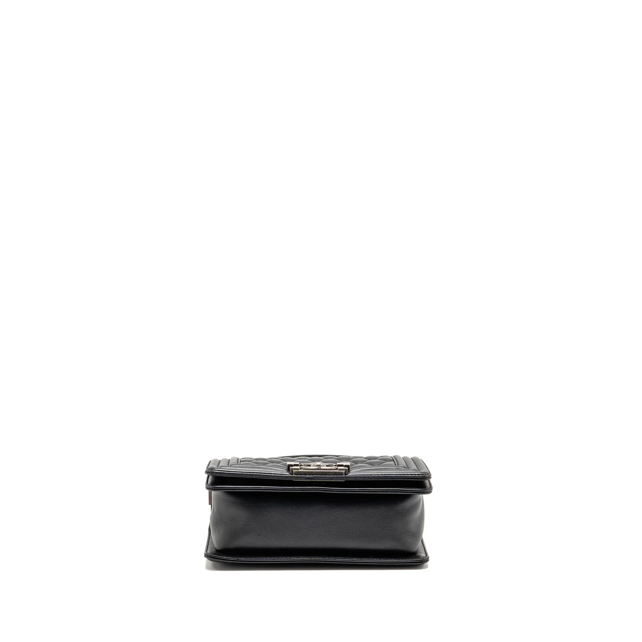Chanel Small Boy Bag Calfskin Black SHW - Image 5