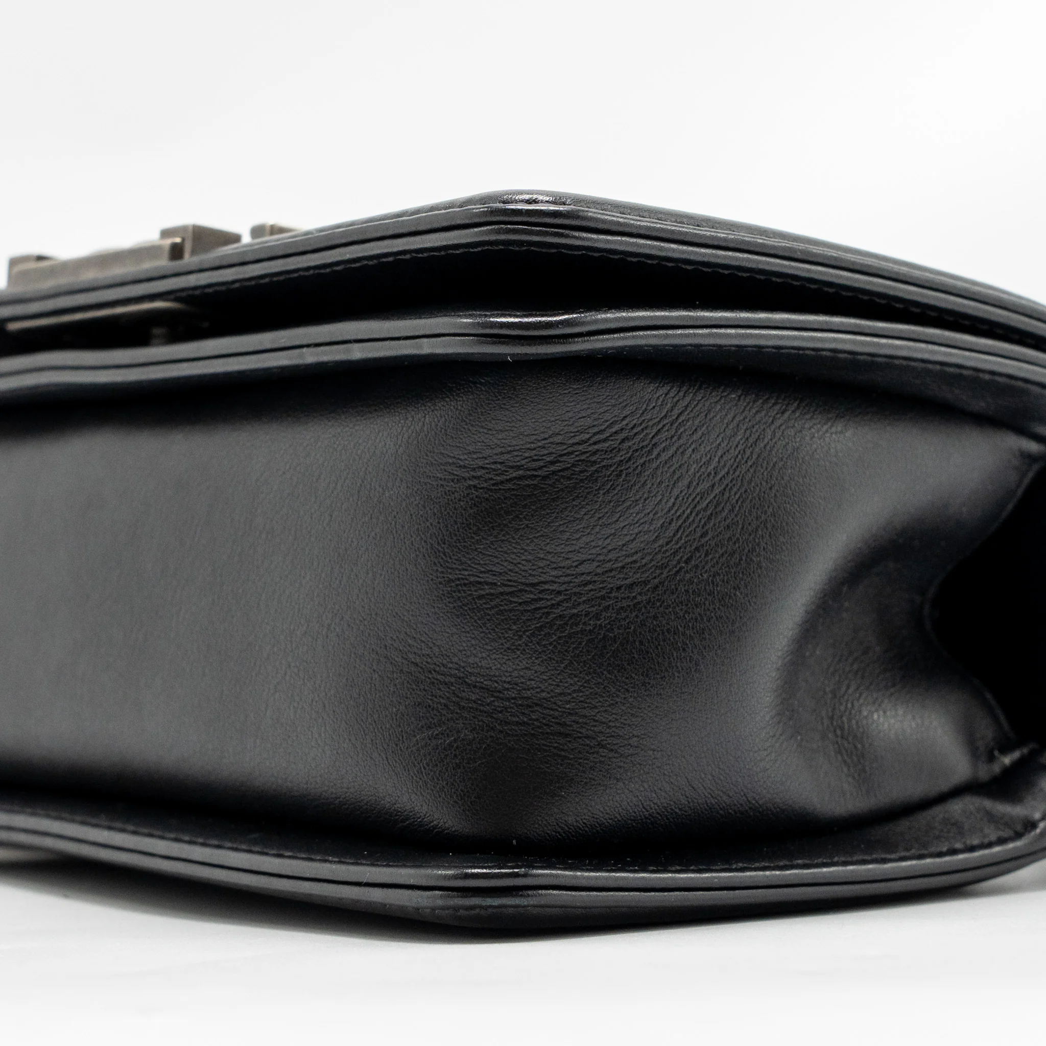 Chanel Small Boy Bag Calfskin Black SHW - Image 6