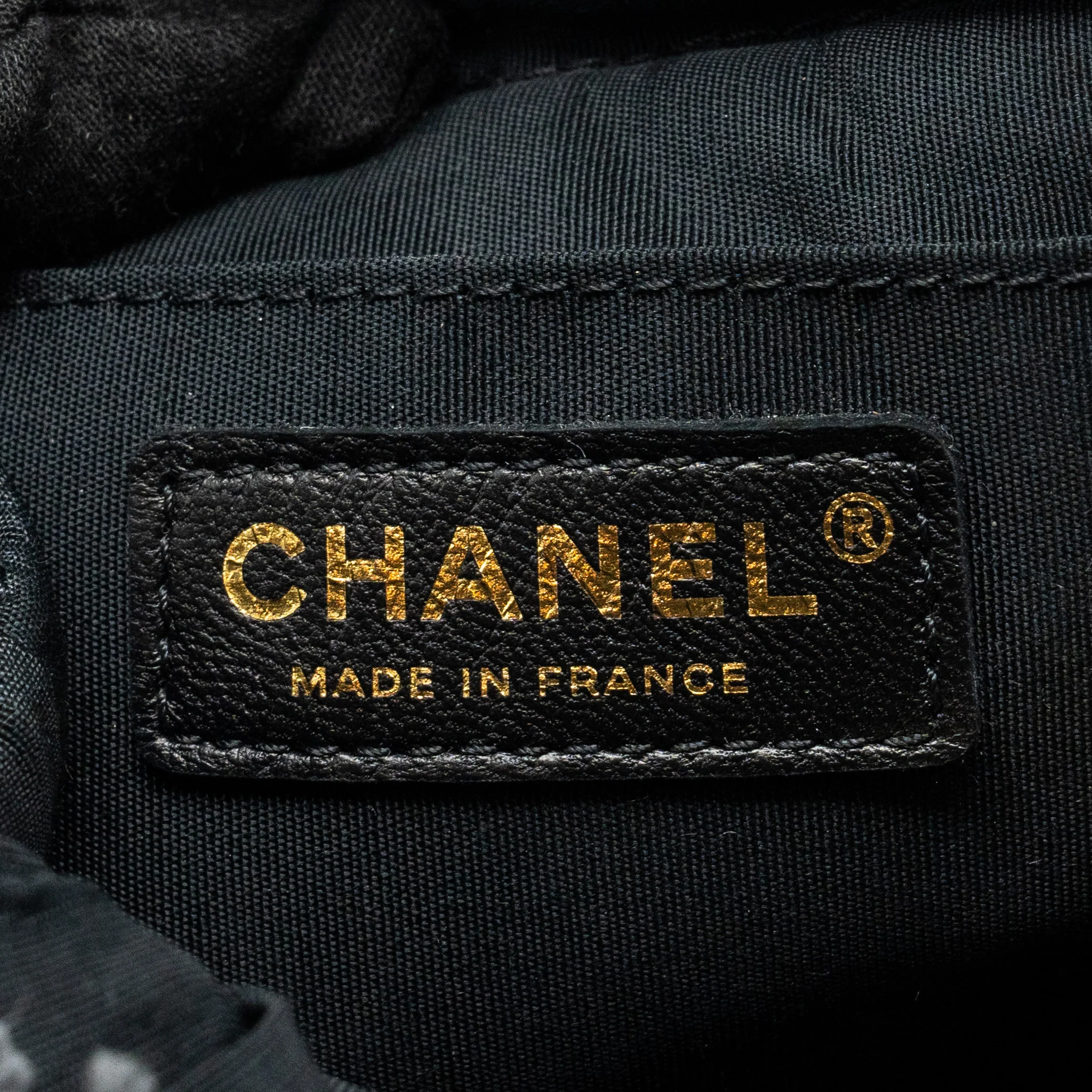 Chanel Small Bucket Bag Denim Black LGHW (Microchip) - Image 16