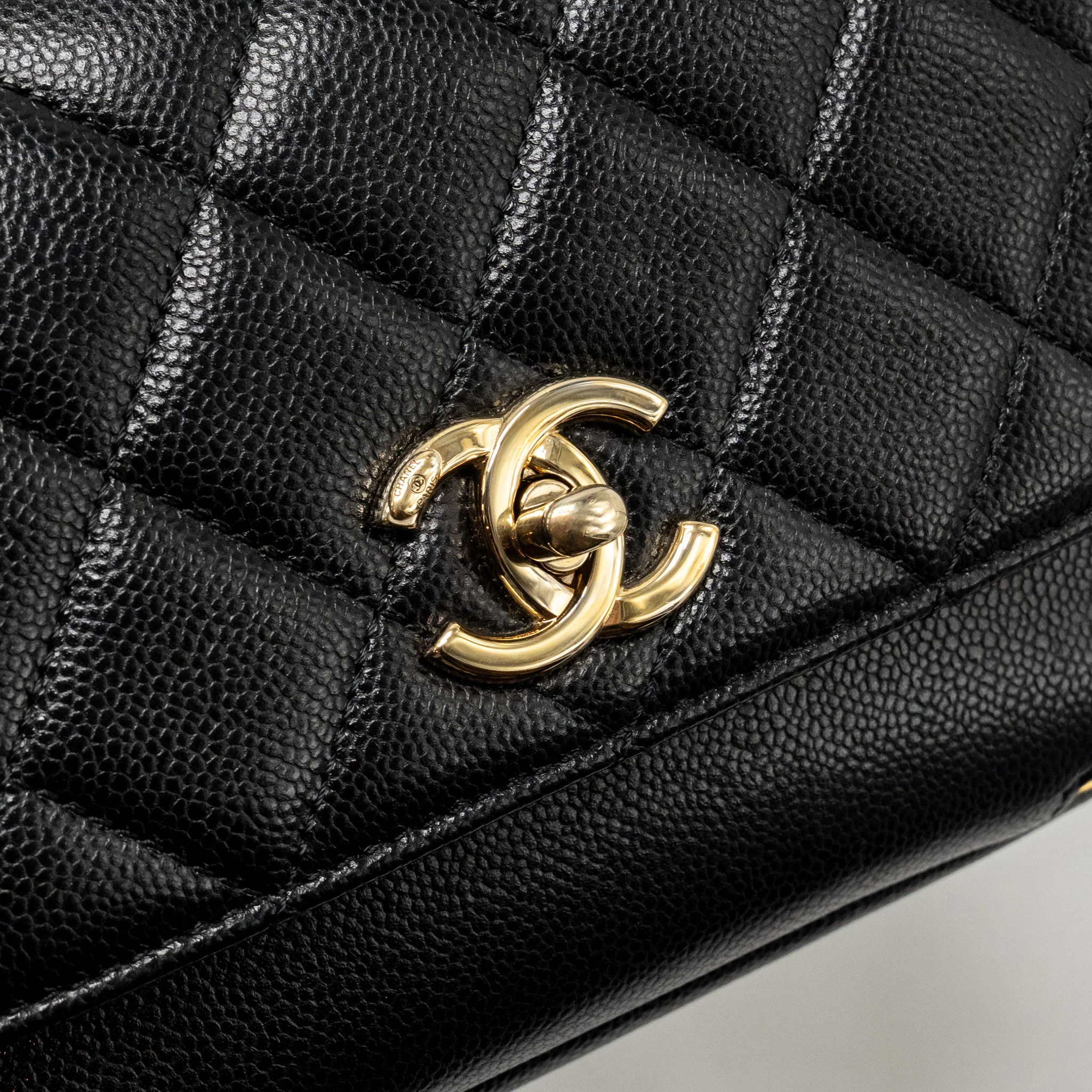 Chanel Small Business Affinity Caviar Black LGHW - Image 12