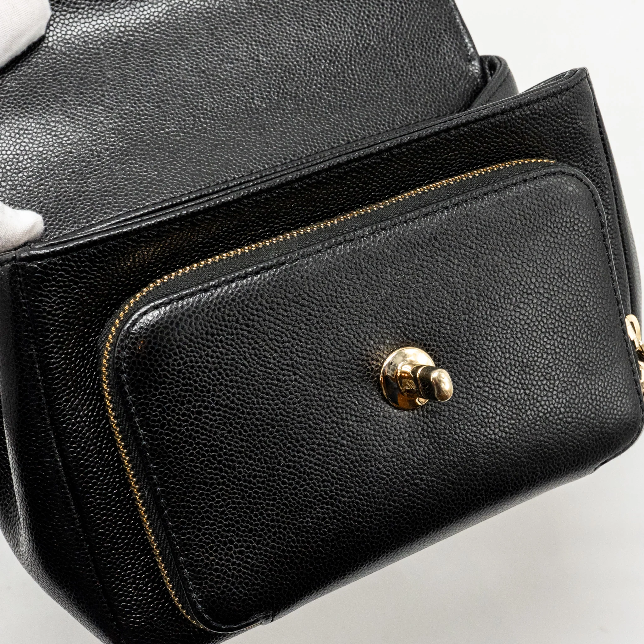 Chanel Small Business Affinity Caviar Black LGHW - Image 14