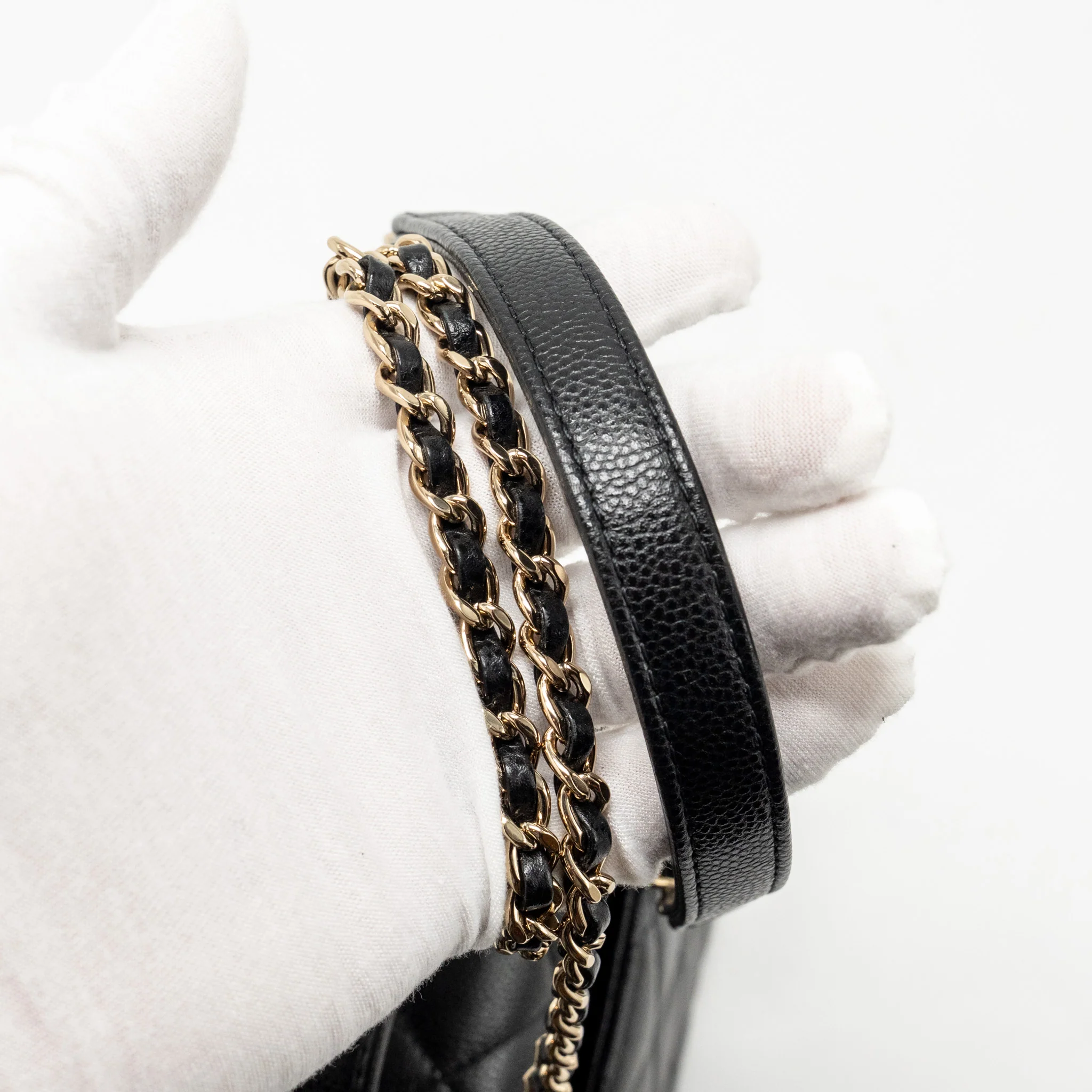 Chanel Small Business Affinity Caviar Black LGHW - Image 20