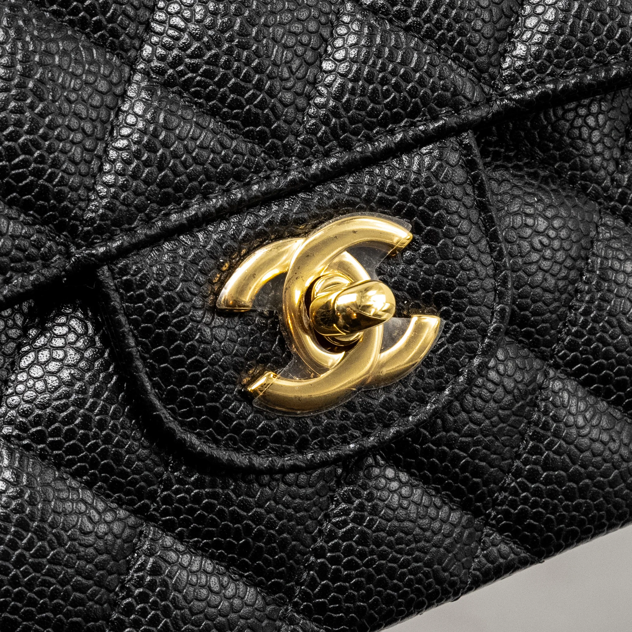 Chanel Small Classic Double Flap Bag Caviar Black GHW (microchip) - Image 12