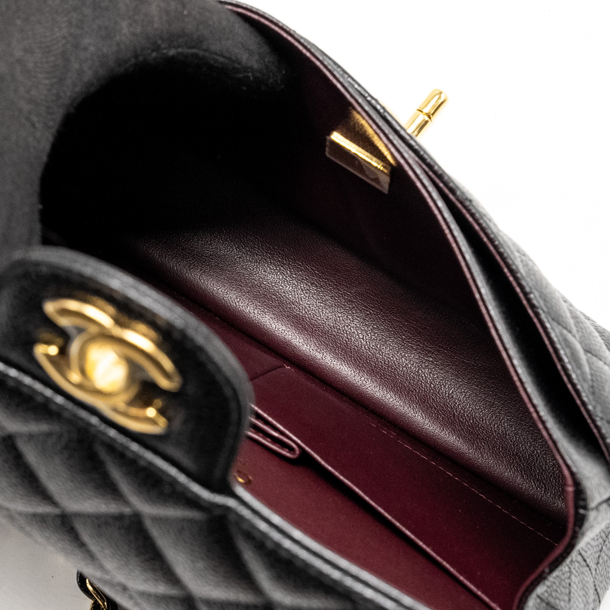 Chanel Small Classic Double Flap Bag Caviar Black GHW (microchip) - Image 17