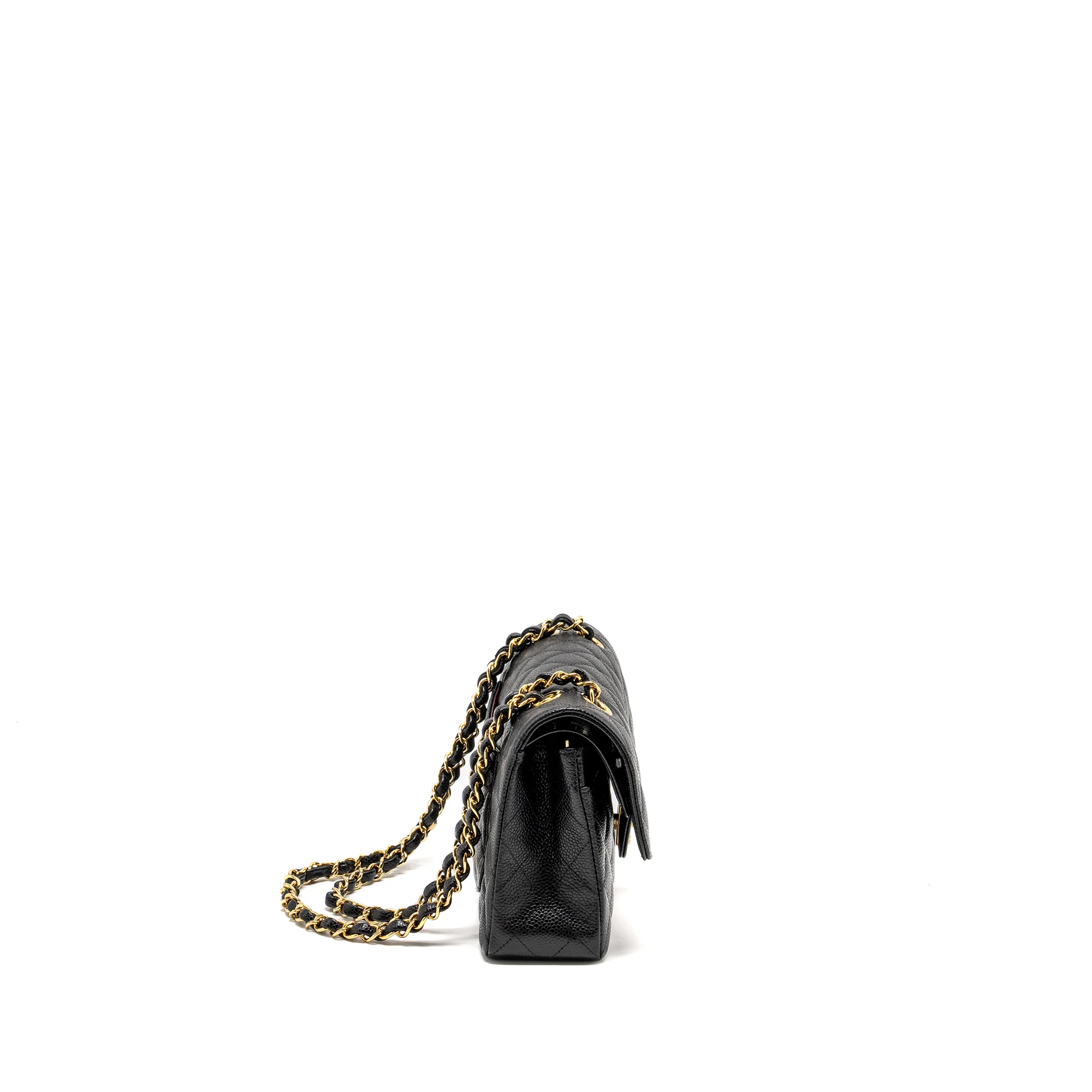 Chanel Small Classic Double Flap Bag Caviar Black GHW (microchip) - Image 3