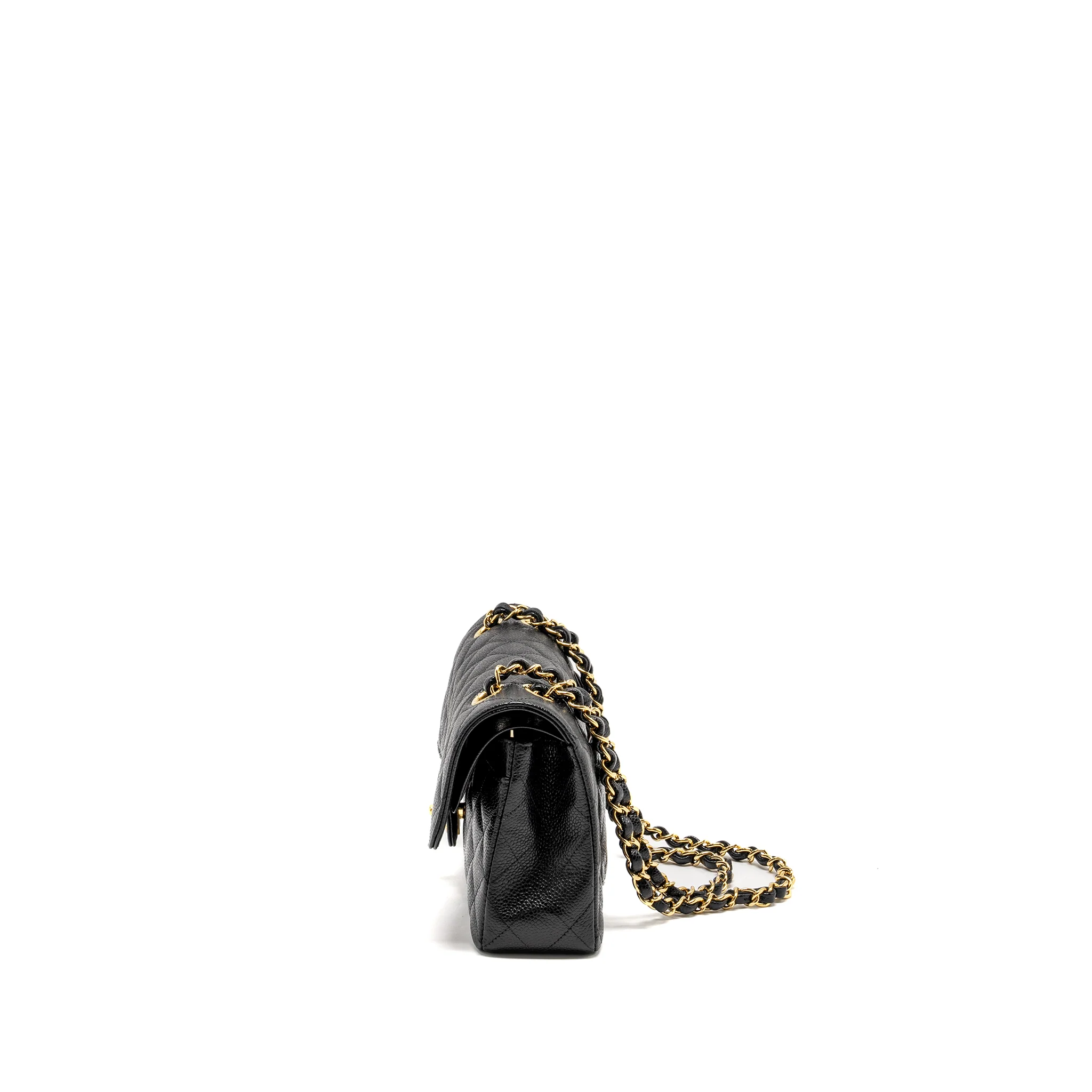 Chanel Small Classic Double Flap Bag Caviar Black GHW (microchip) - Image 4