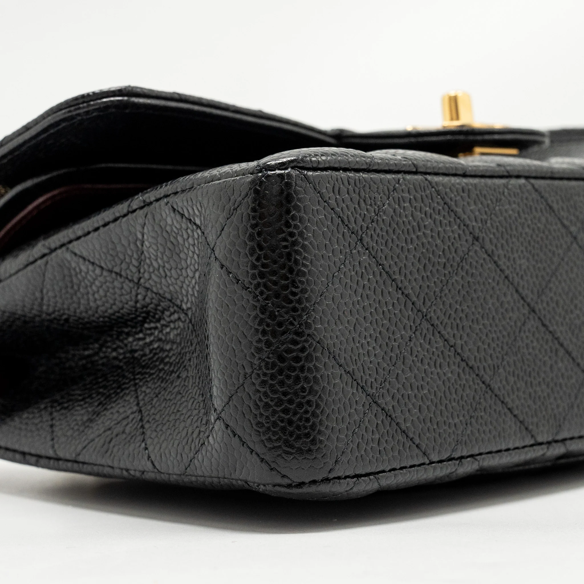 Chanel Small Classic Double Flap Bag Caviar Black GHW (microchip) - Image 6