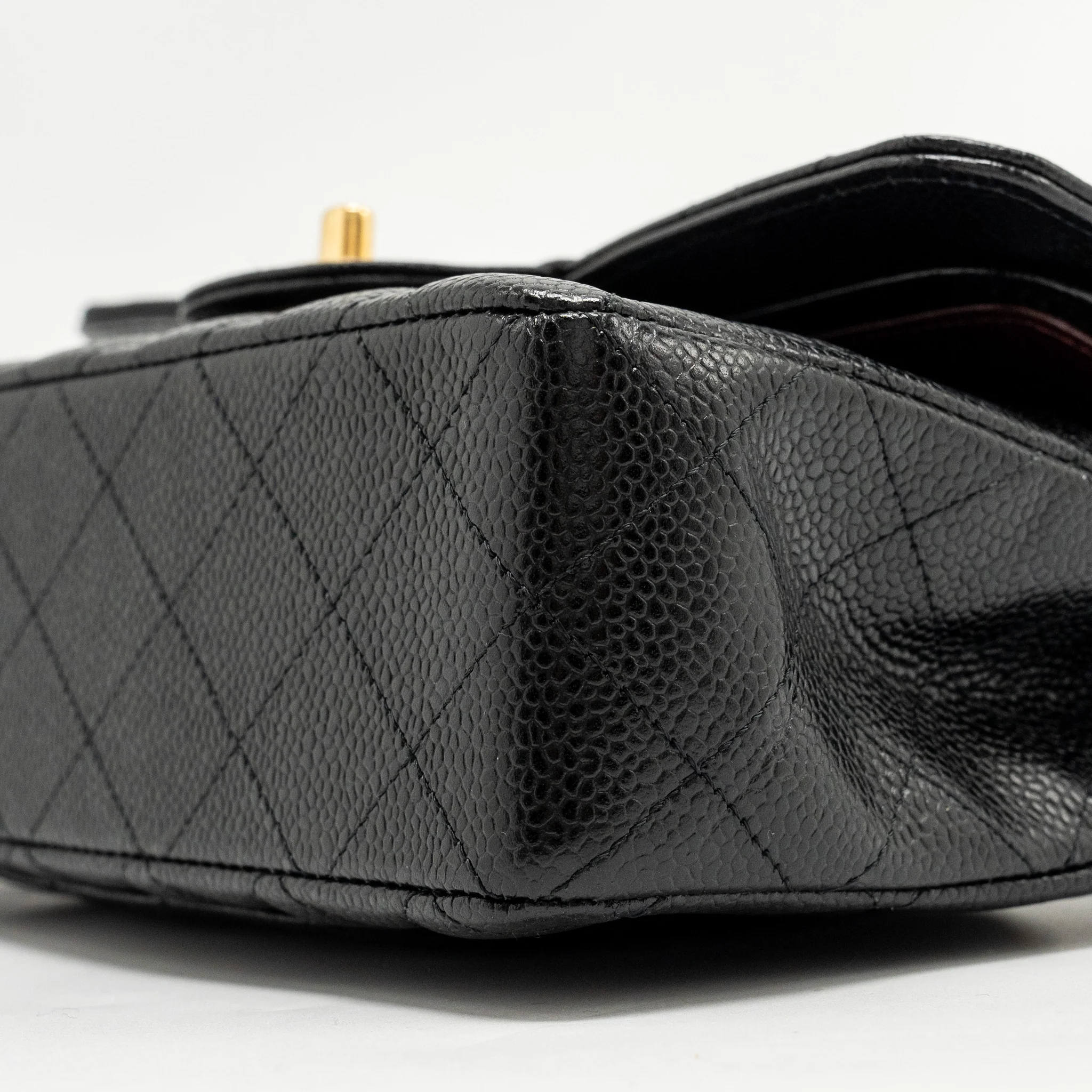 Chanel Small Classic Double Flap Bag Caviar Black GHW (microchip) - Image 7