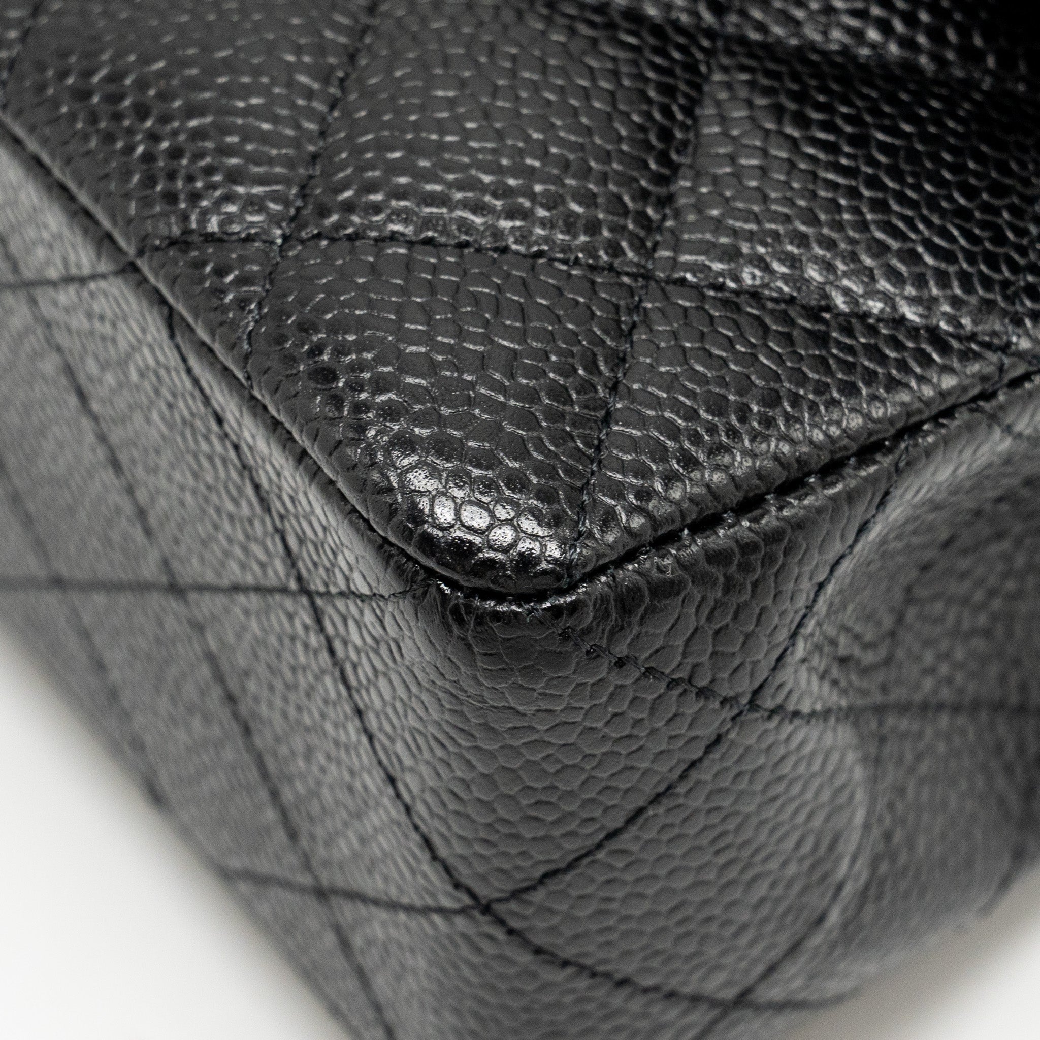 Chanel Small Classic Double Flap Bag Caviar Black GHW (microchip) - Image 8