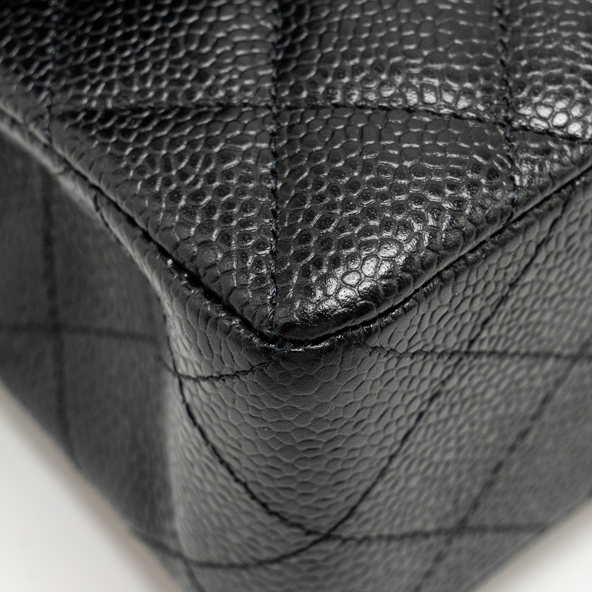 Chanel Small Classic Double Flap Bag Caviar Black GHW (microchip) - Image 9