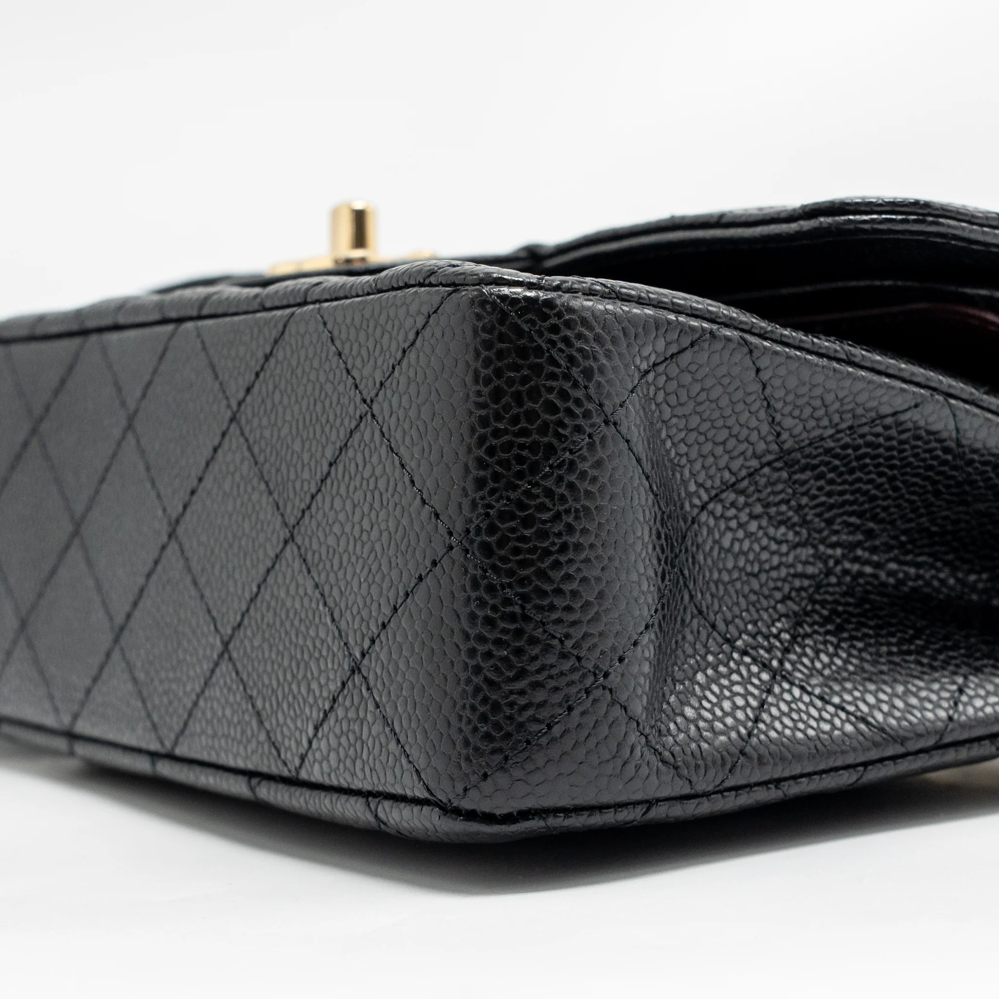 Chanel Small Classic Double Flap Bag Caviar Black GHW (microchip) - Image 7