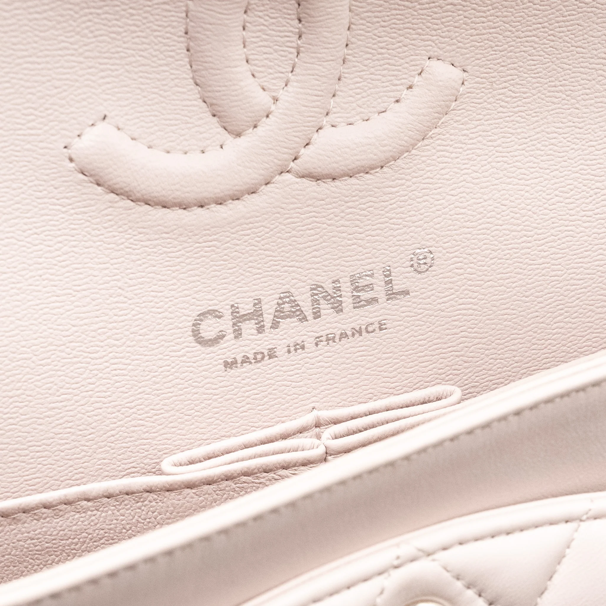 Chanel Small Classic Double Flap Bag Lambskin Light Purple SHW (Microchip) - Image 16