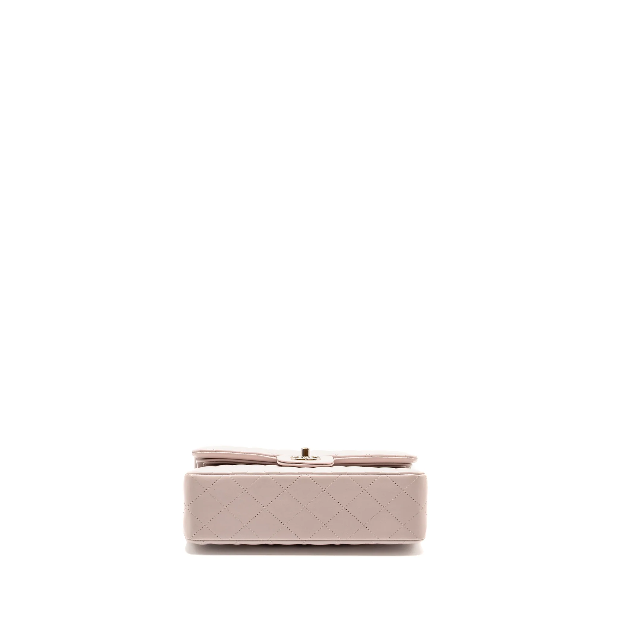 Chanel Small Classic Double Flap Bag Lambskin Light Purple SHW (Microchip) - Image 5