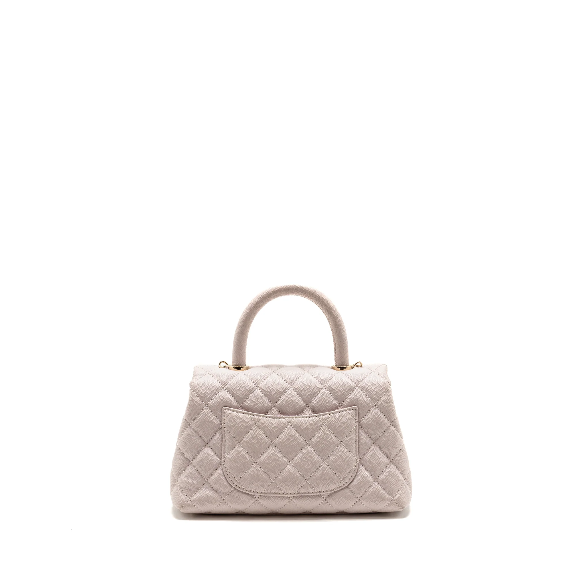 Chanel Small Coco Handle Caviar Lilac LGHW - Image 2