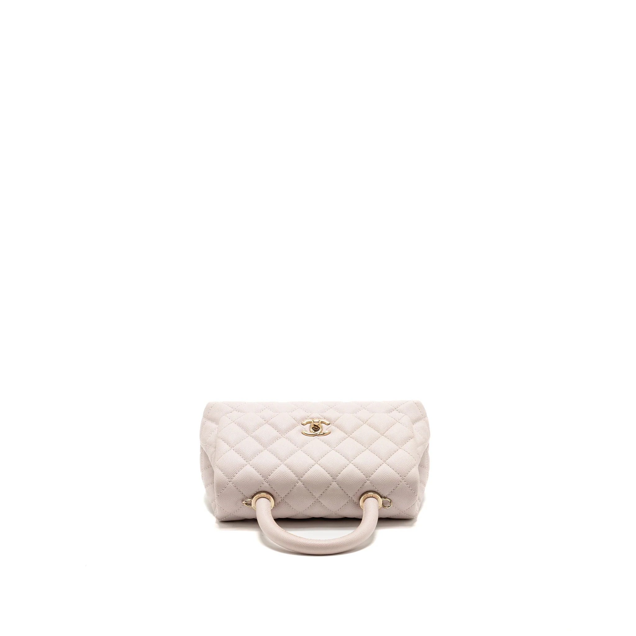 Chanel Small Coco Handle Caviar Lilac LGHW - Image 5
