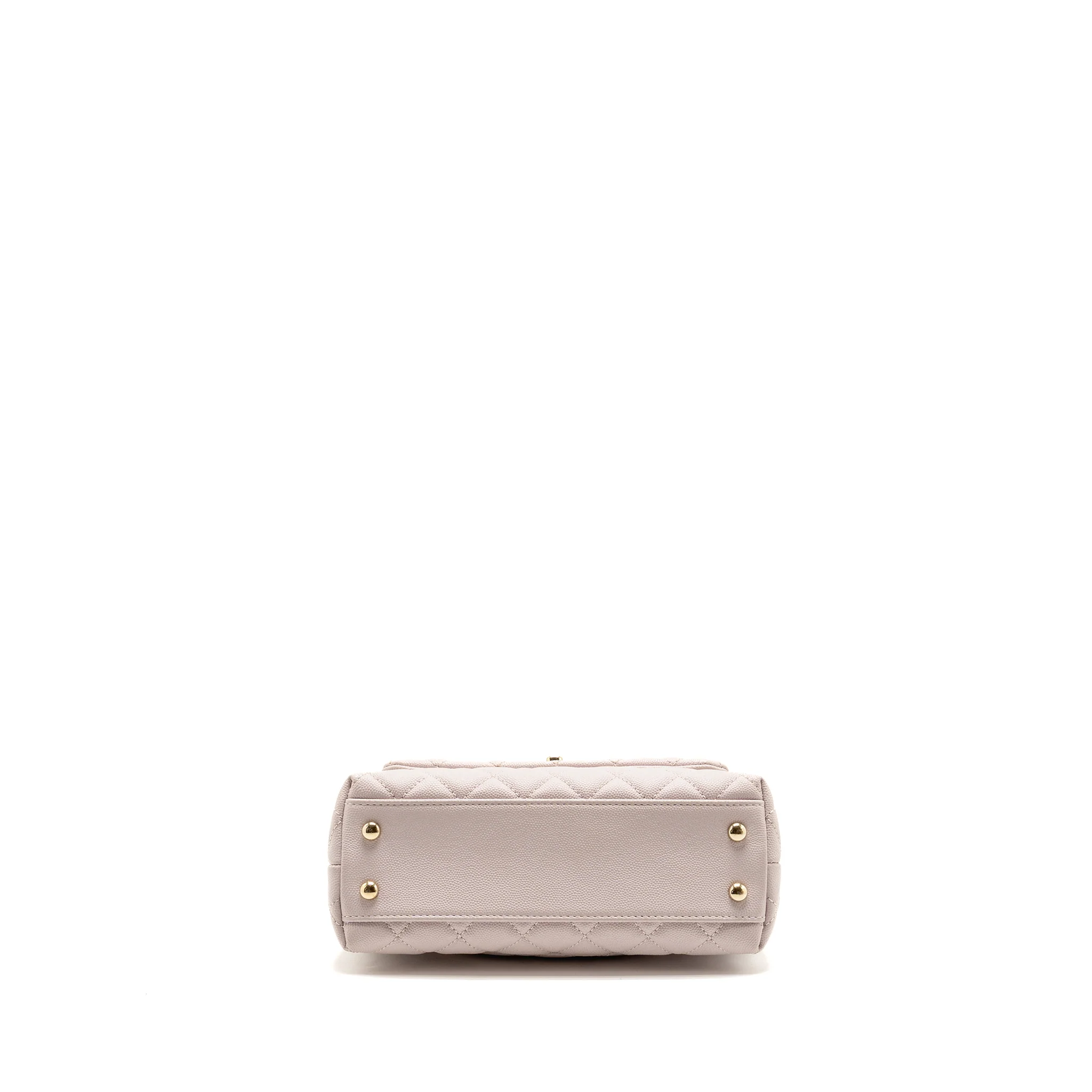 Chanel Small Coco Handle Caviar Lilac LGHW - Image 6