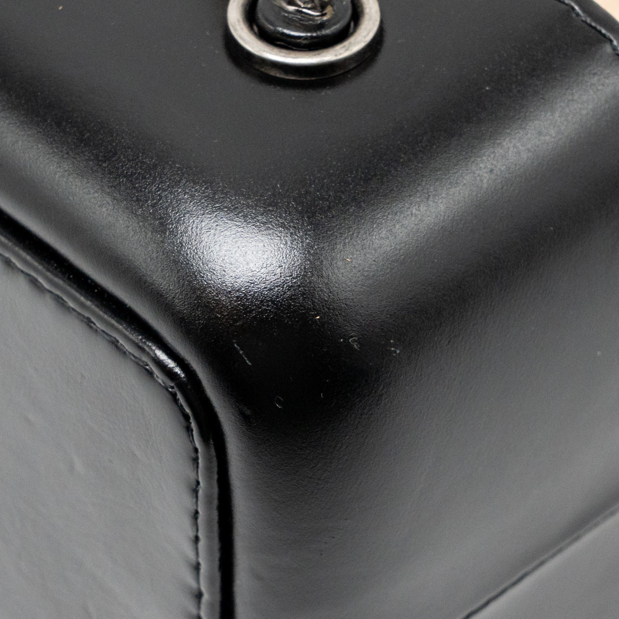 Chanel Small Gabrielle Backpack Aged Calfskin Beige/ Black Multicolour Hardware - Image 12