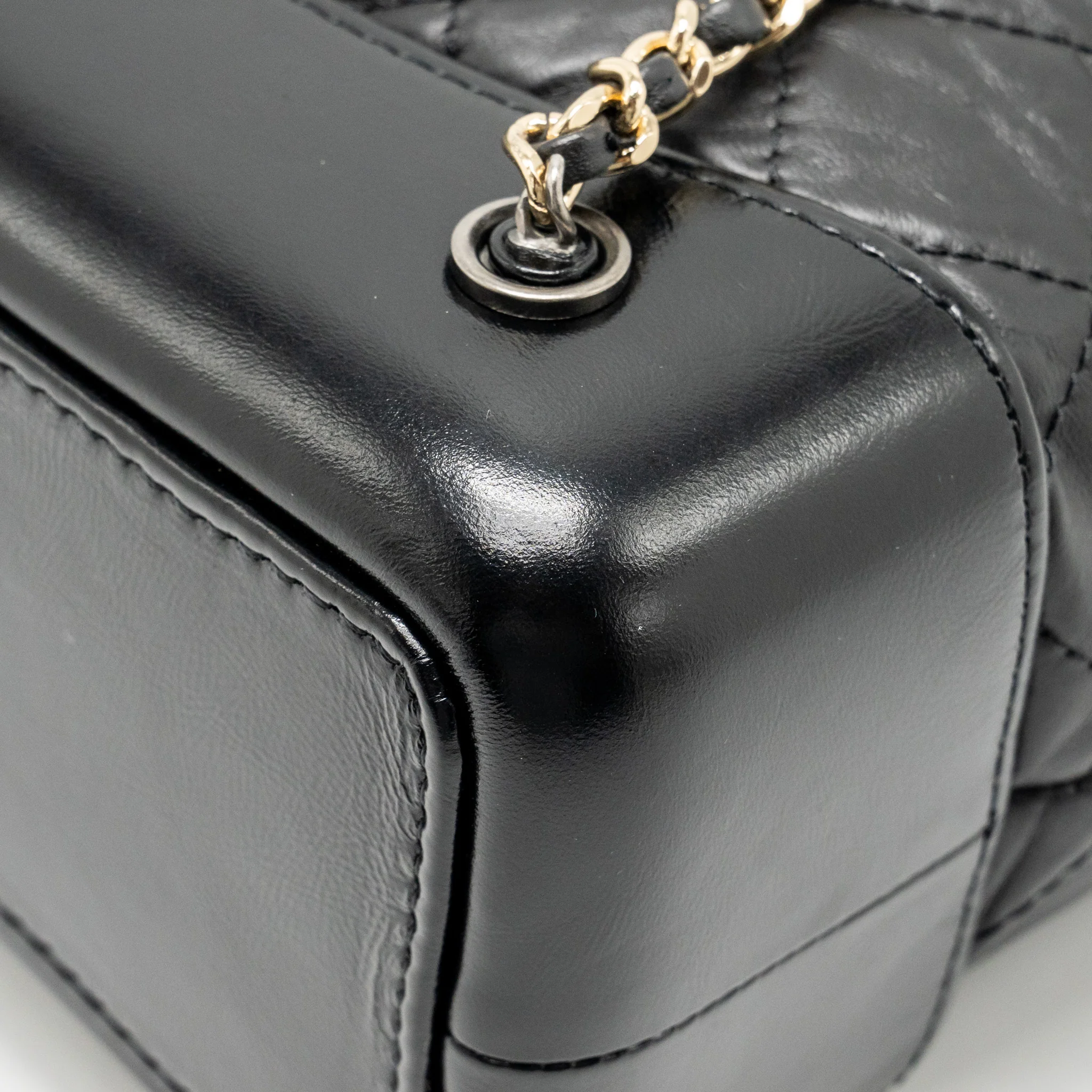 Chanel Small Gabrielle Backpack Calfskin BLACK Multicolour Hardware (Microchip) - Image 11