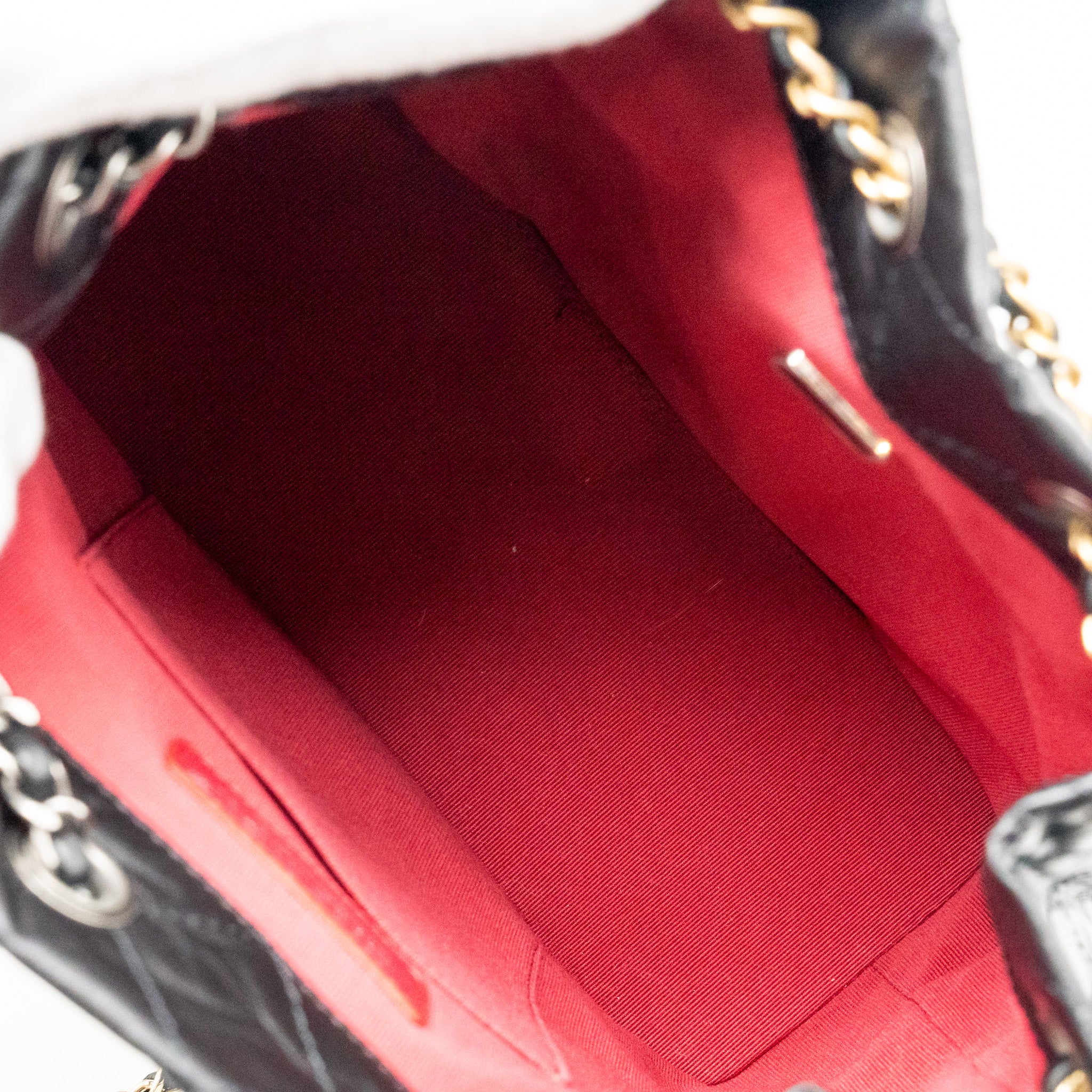 Chanel Small Gabrielle Backpack Calfskin BLACK Multicolour Hardware (Microchip) - Image 13