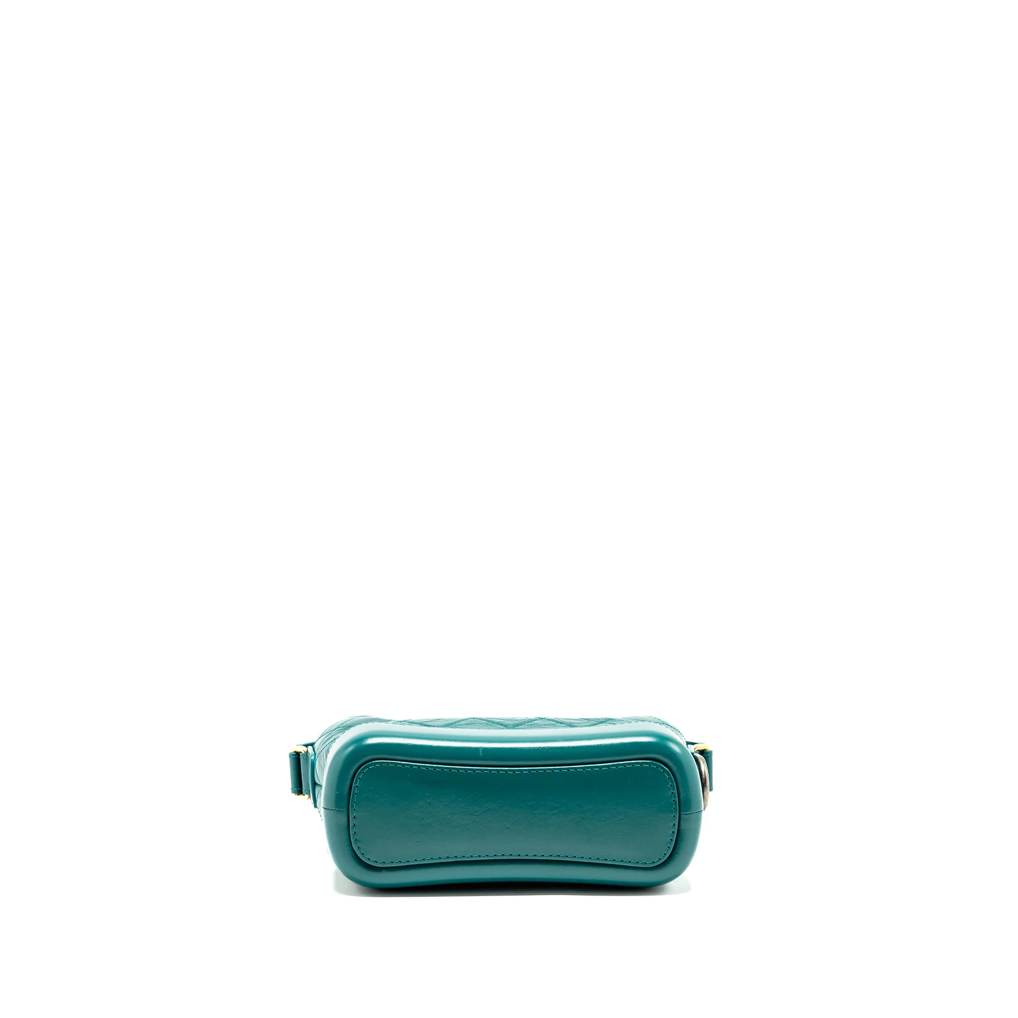 Chanel Small Gabrielle Hobo Bag Aged Calfskin Green Multicoloured hareware - Image 5