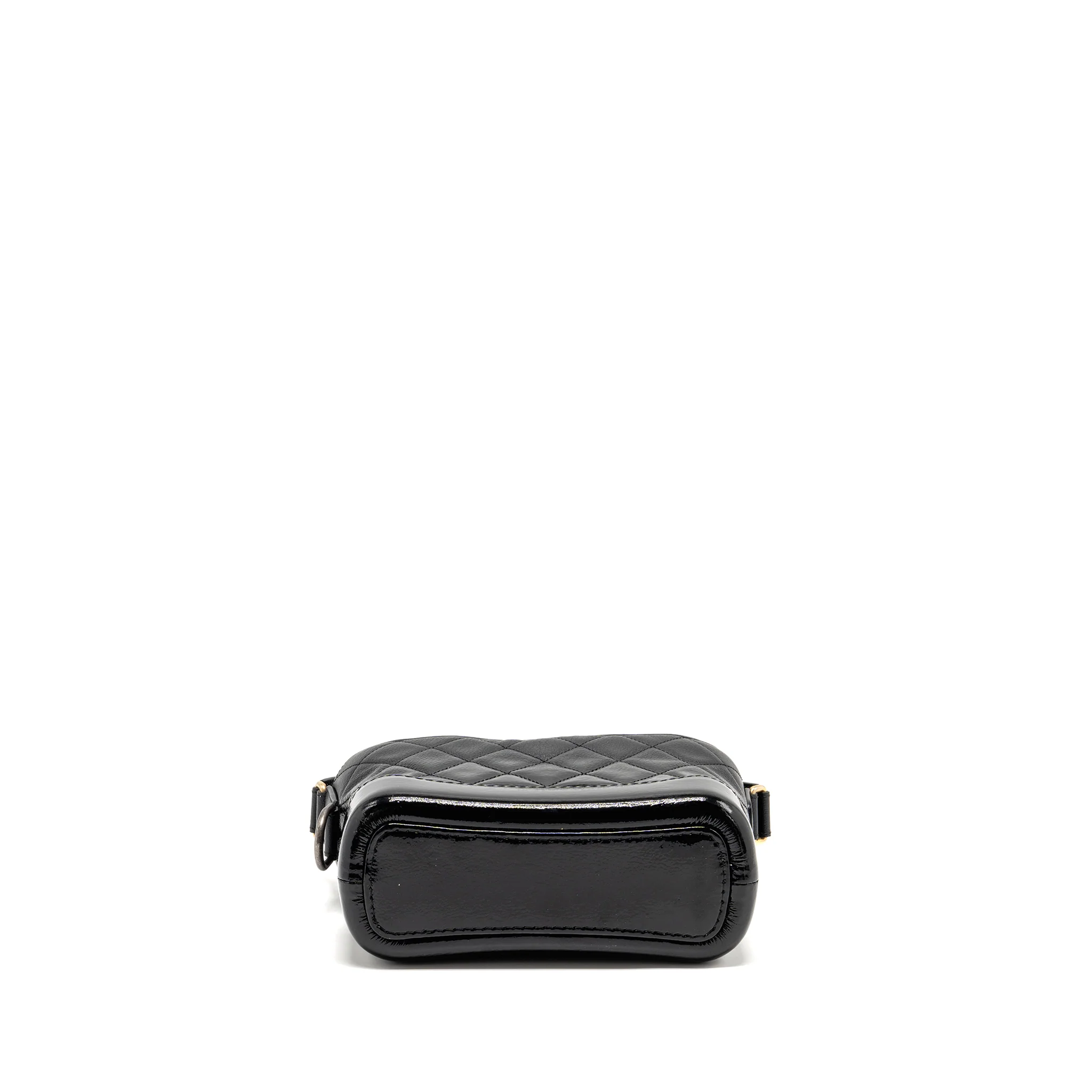 Chanel Small Gabrielle Hobo Bag Goatskin/Patent Black Multicolour Hardware - Image 5