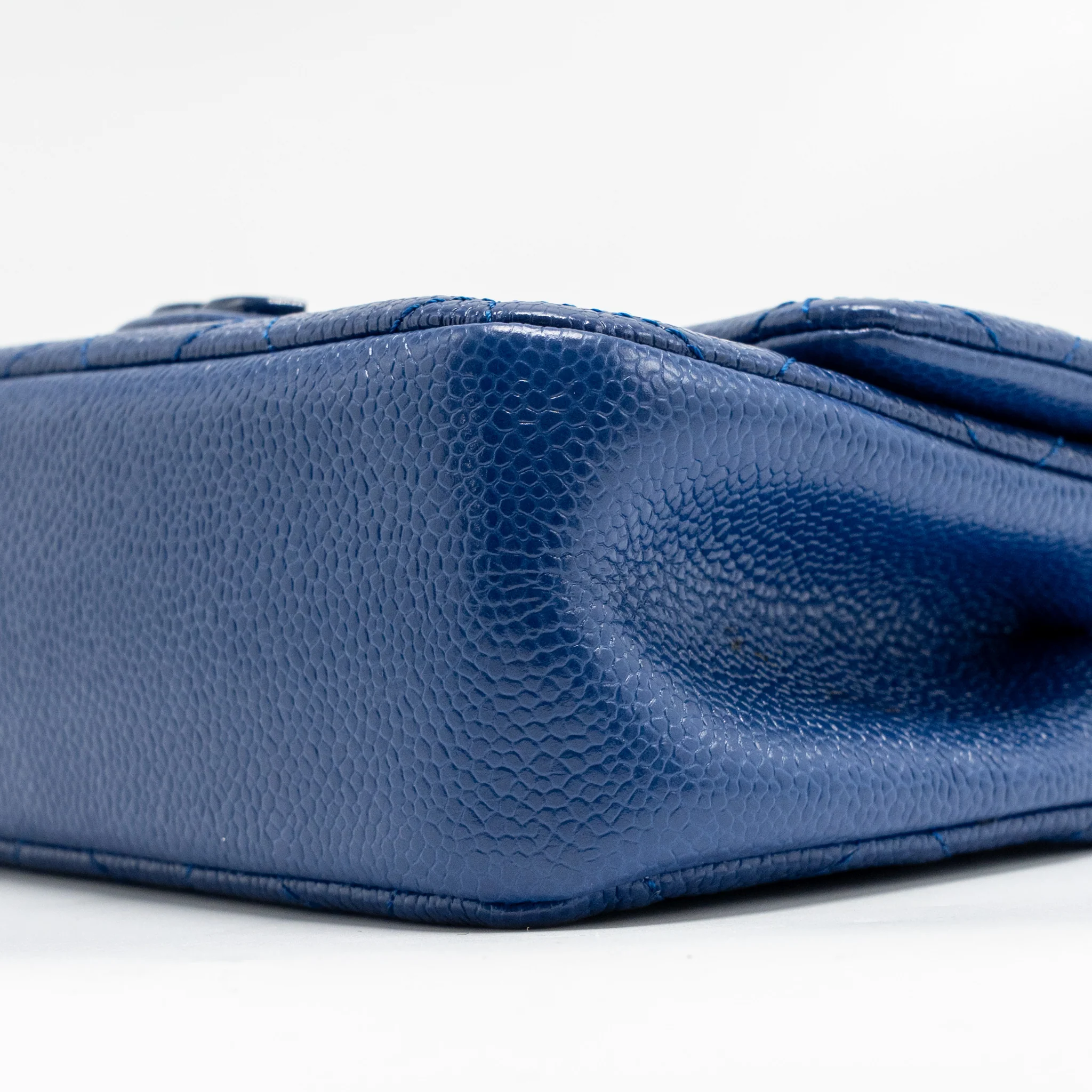 Chanel Incognito Mini Square Flap Bag Caviar Blue with blue hardware - Image 7