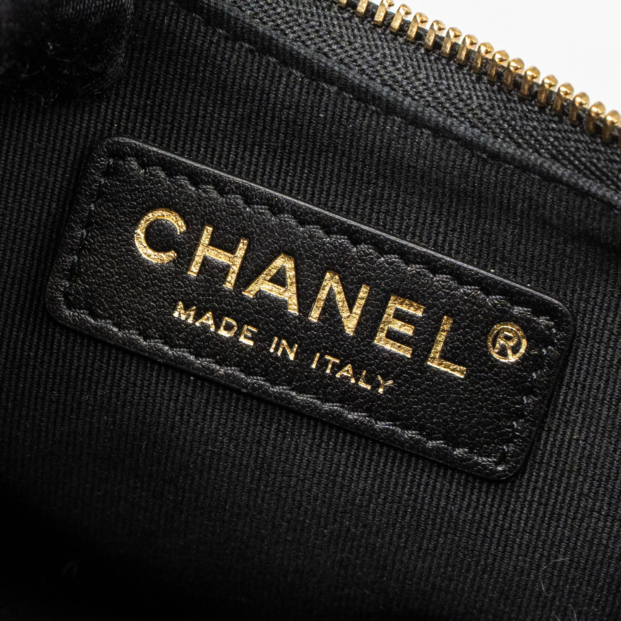Chanel Small moon Hobo Bag Lambskin Black LGHW (Microchip) - Image 12
