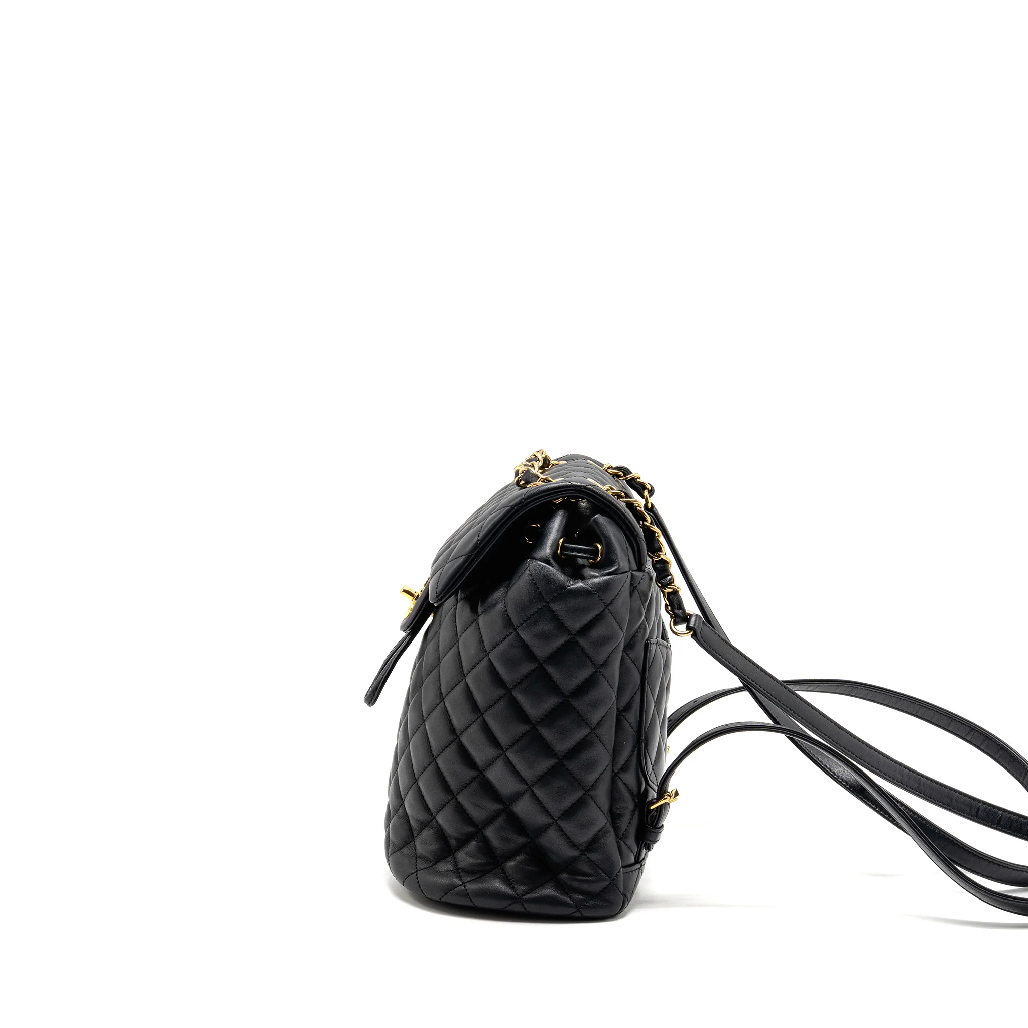 Chanel Small Urban Spirit Quilted Backpack Calfskin Black GHW - Image 4