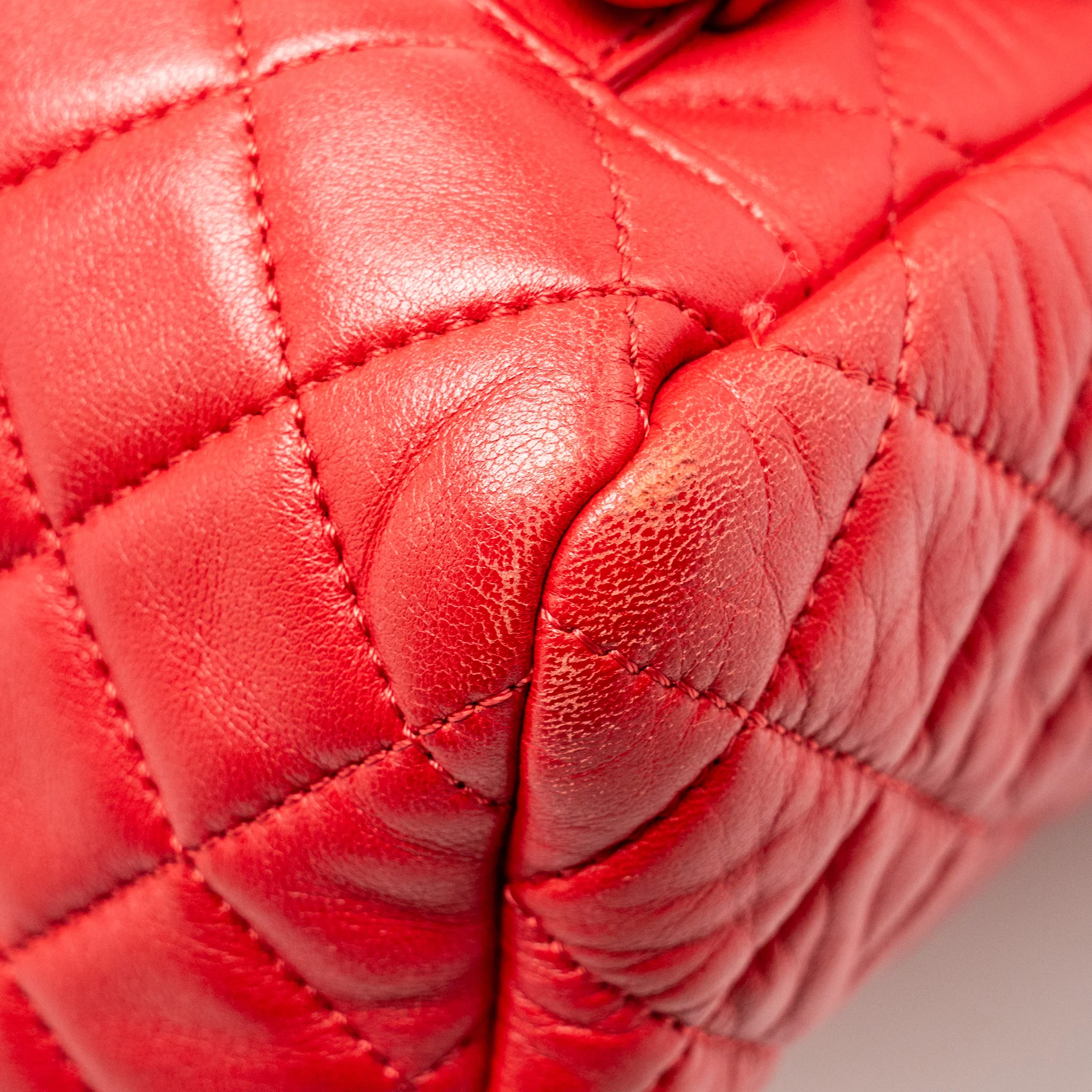 Chanel Small Urban Spirit Quilted Backpack Lambskin Red LGHW - Image 10