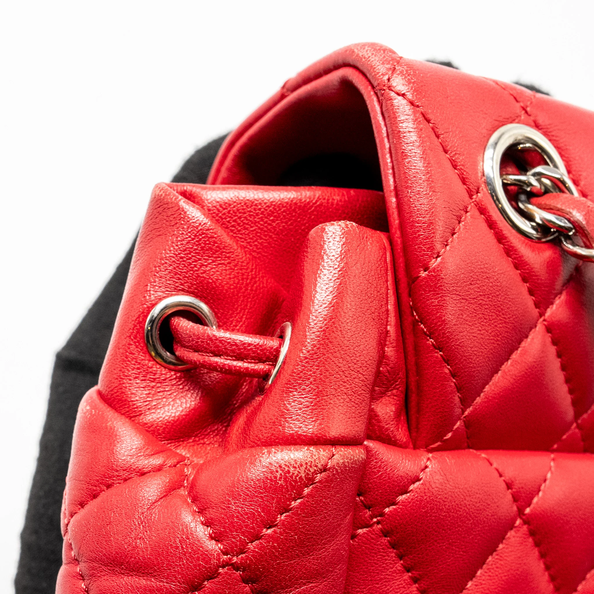 Chanel Small Urban Spirit Quilted Backpack Lambskin Red LGHW - Image 15
