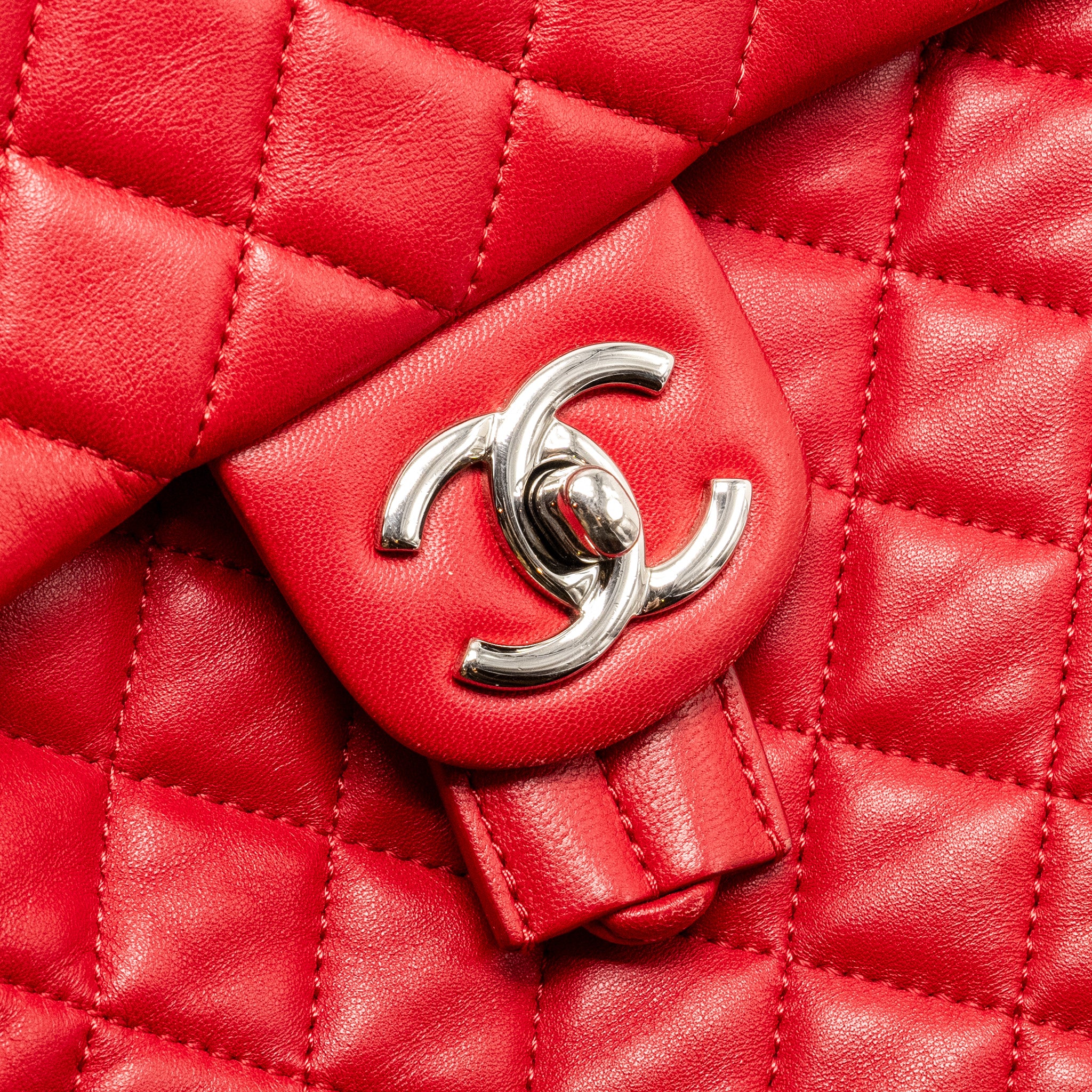 Chanel Small Urban Spirit Quilted Backpack Lambskin Red LGHW - Image 18
