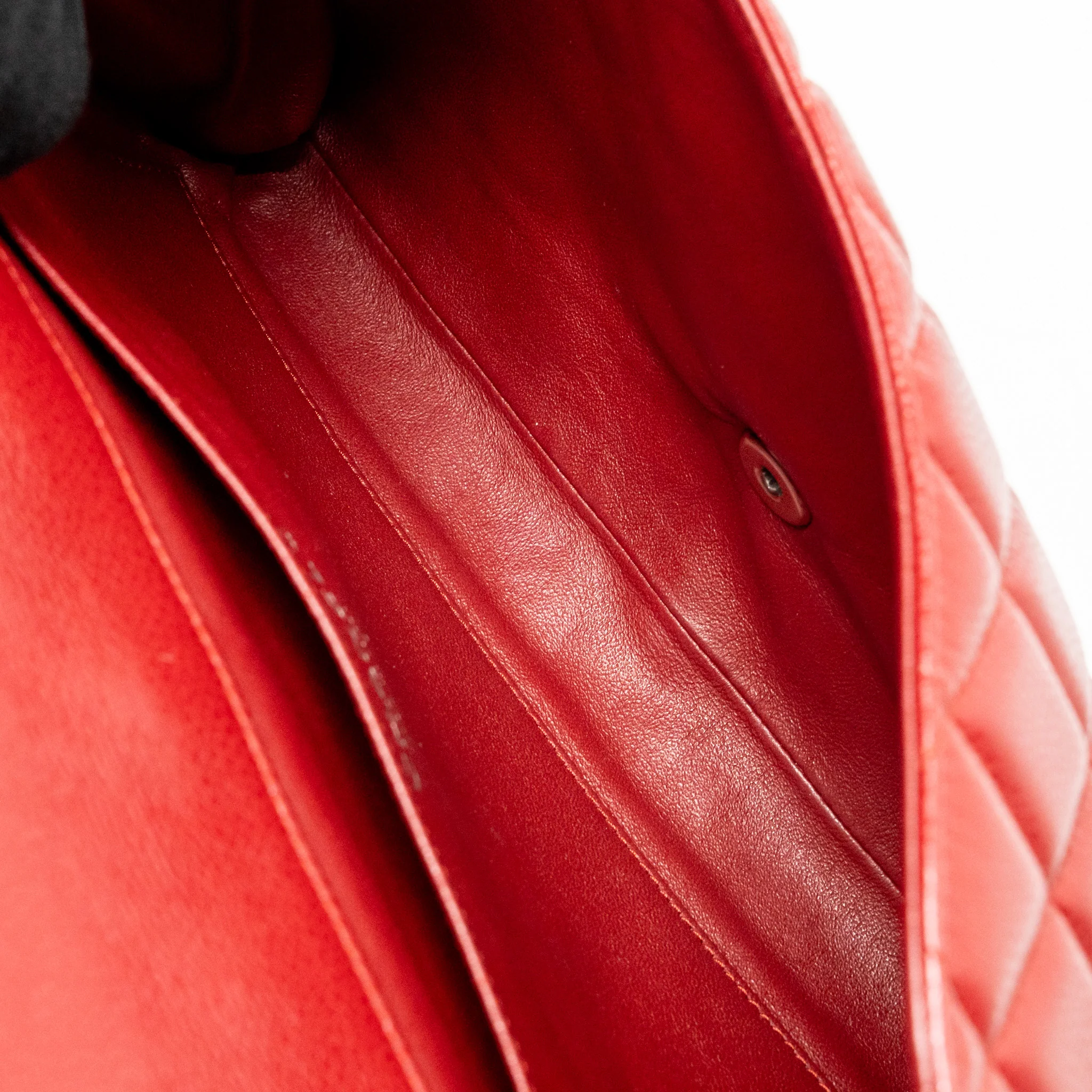 Chanel Timeless Flap Clutch Chain Bag Caviar Red SHW - Image 16